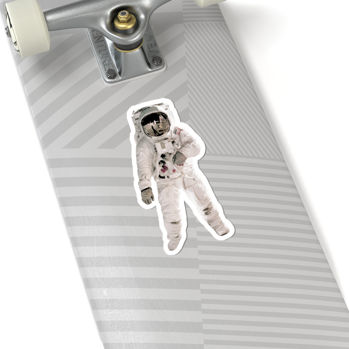 American Astronaut Sticker - Space Enthusiast Gift, Cosmic Decor, Outer Space Laptop Decal, NASA Theme Vinyl Sticker