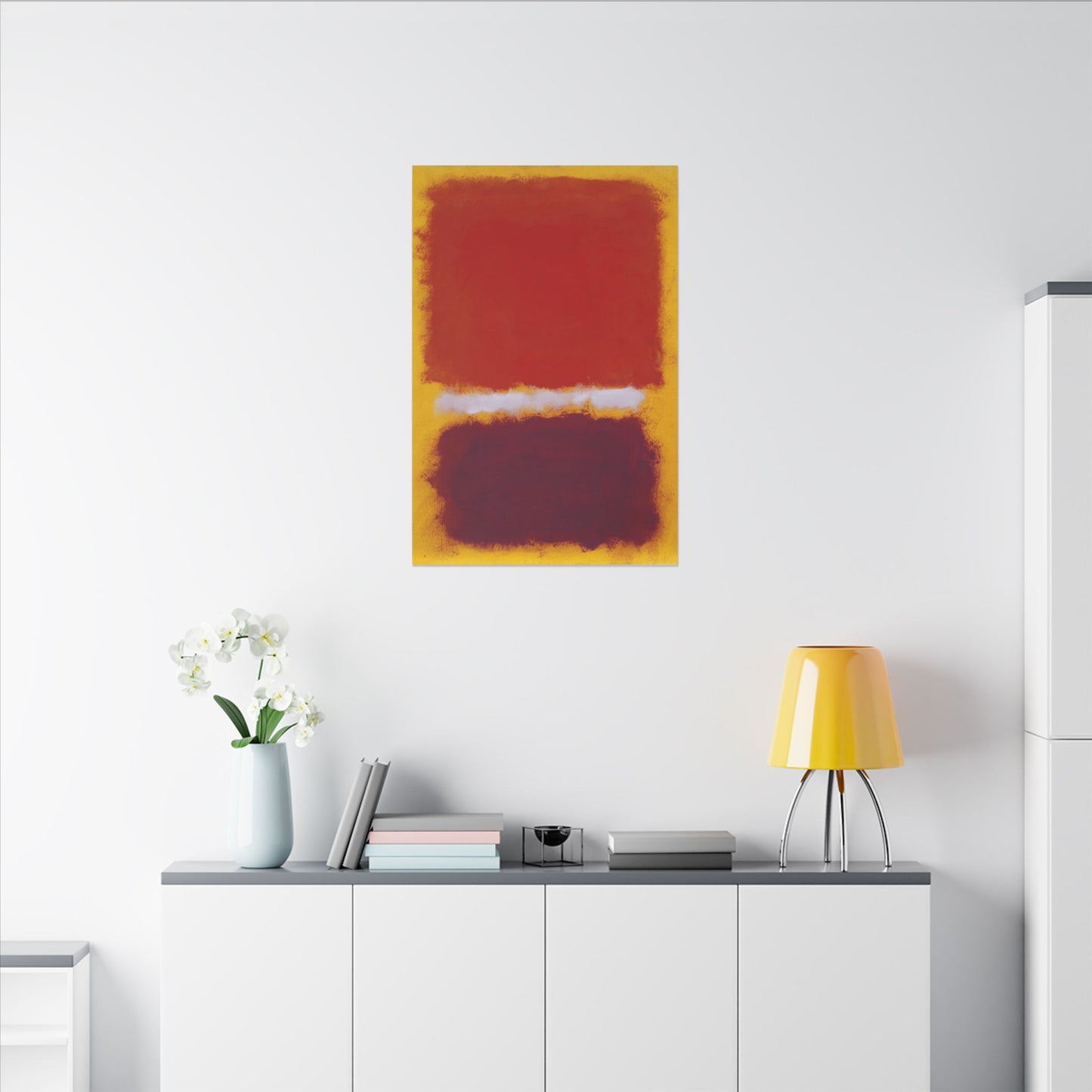 Mark Rothko Art Canvas, Untitled 1959, Vivid Color Abstract, Modern Home Decor, Statement Wall Hanging