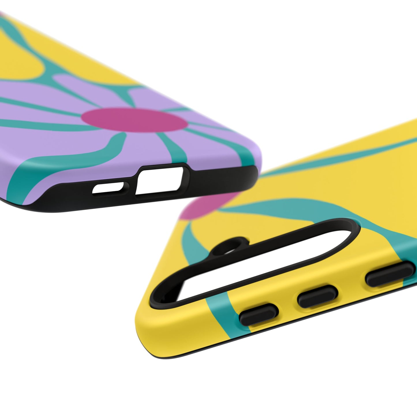 Matisse Style Floral Tough Phone Case, Colorful Abstract Flowers, Gift for Art Lovers, Wide Range of Smartphones