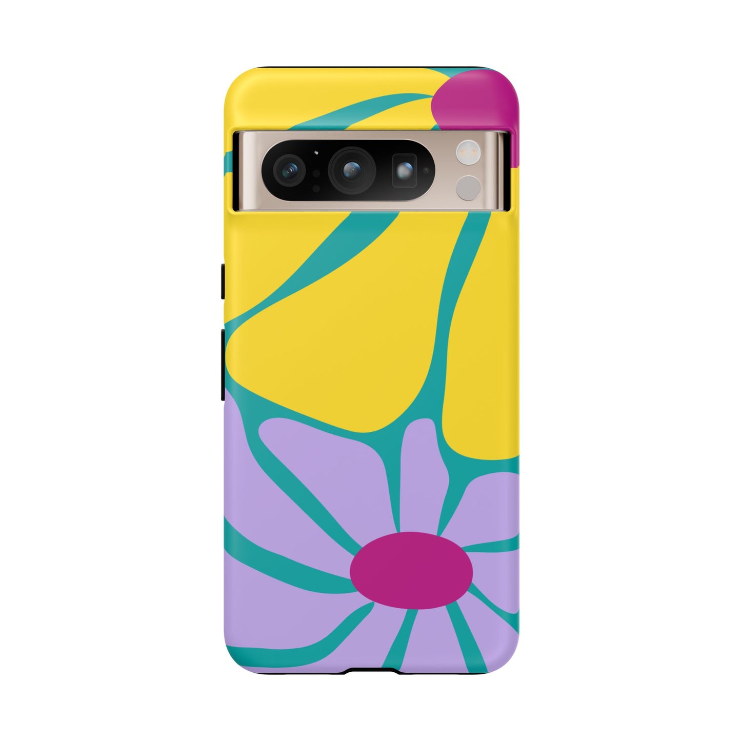 Matisse Style Floral Tough Phone Case, Colorful Abstract Flowers, Gift for Art Lovers, Wide Range of Smartphones