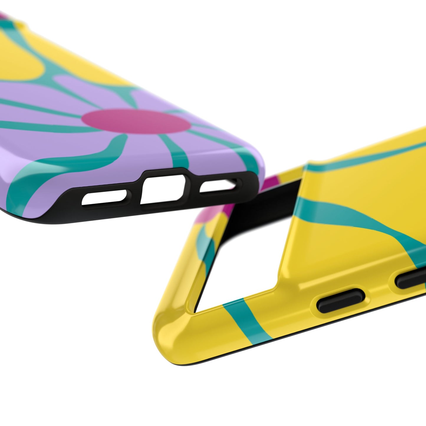 Matisse Style Floral Tough Phone Case, Colorful Abstract Flowers, Gift for Art Lovers, Wide Range of Smartphones