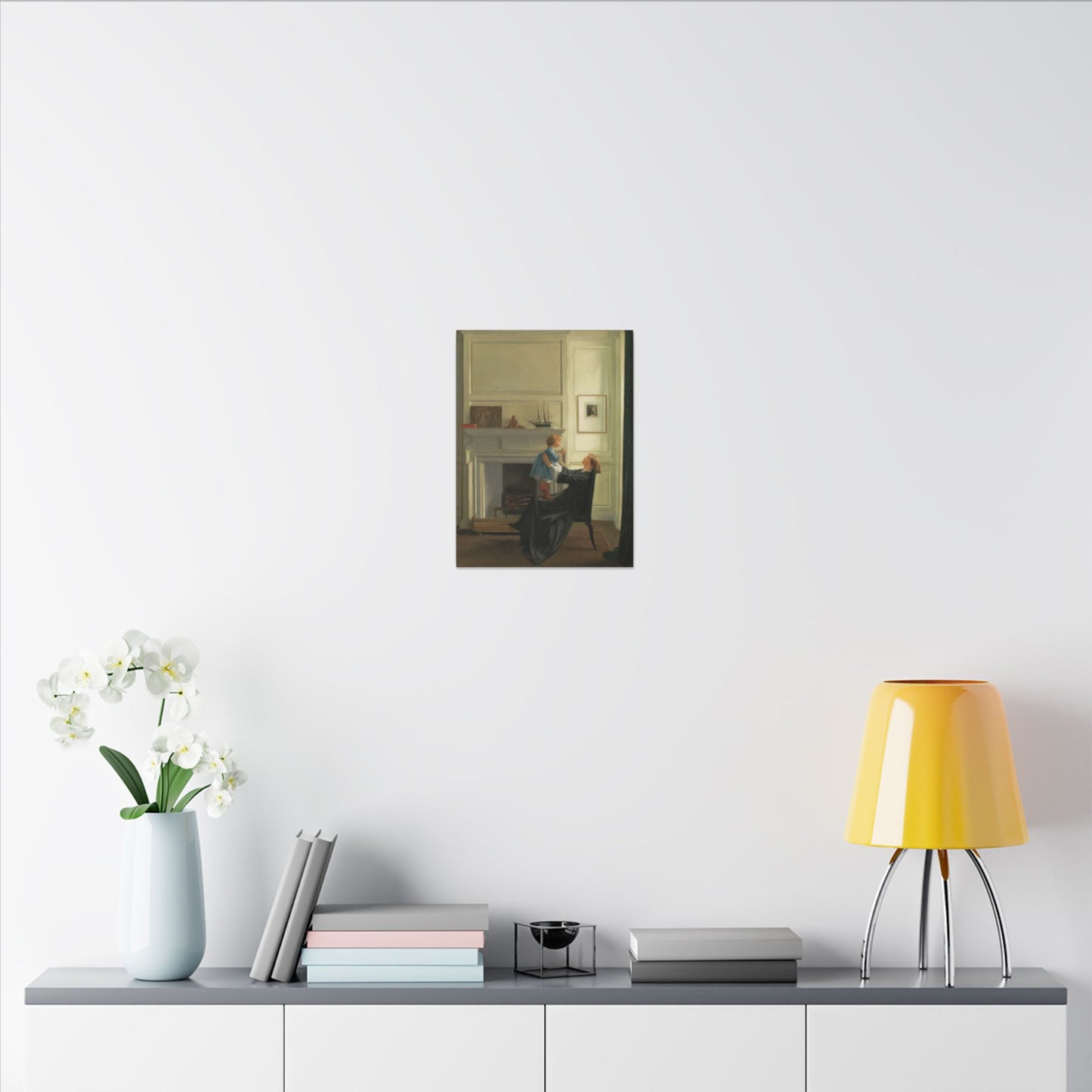 Mother and Child Canvas Print by Sir William Rothenstein, Perfect Mother's Day Gift, Present for Mom's Birthday