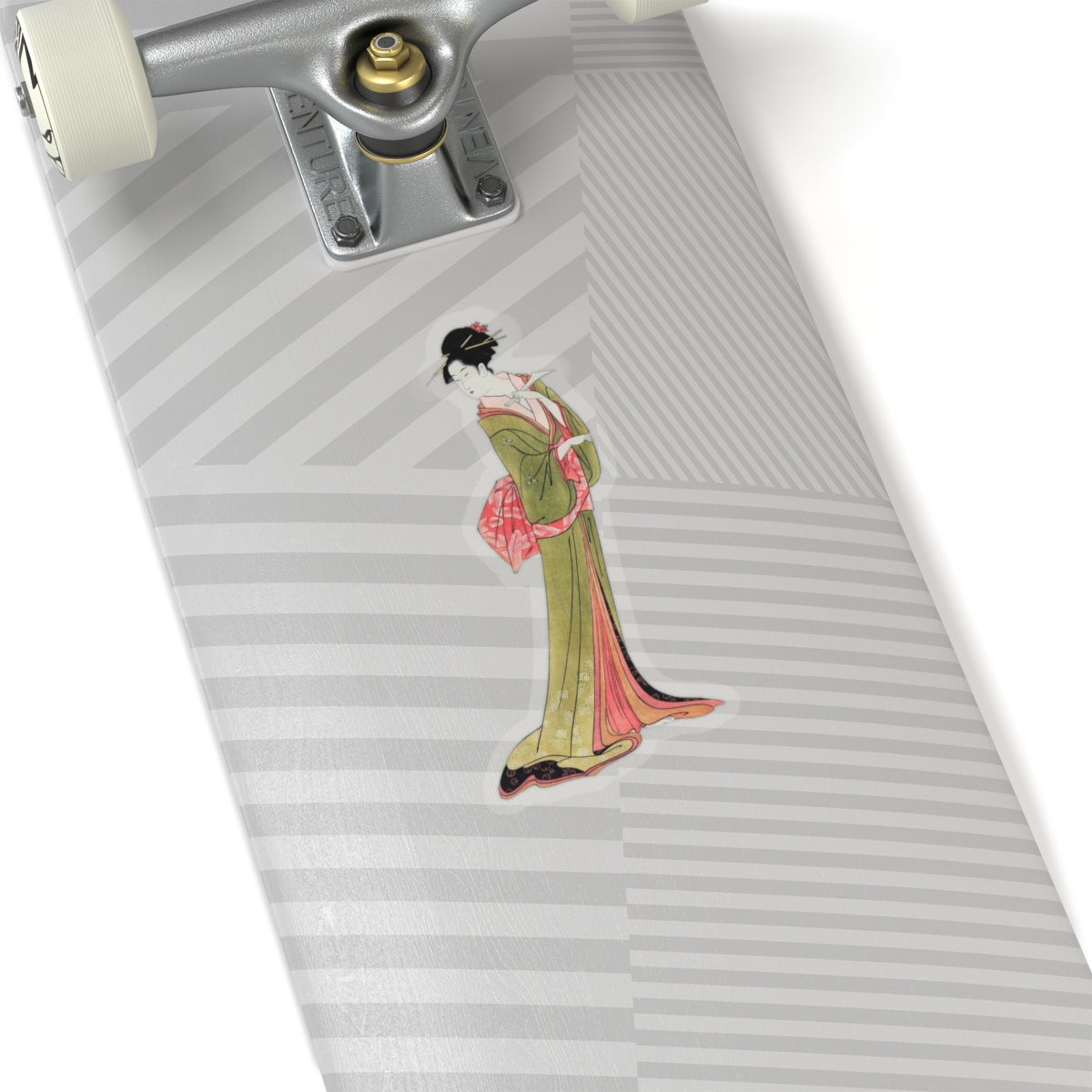 Japanese Sticker, Eishi Hosoda Itsutomi Kimono Vinyl Decal,Traditional Ukiyoe Art, High Quality Art Lover Gift