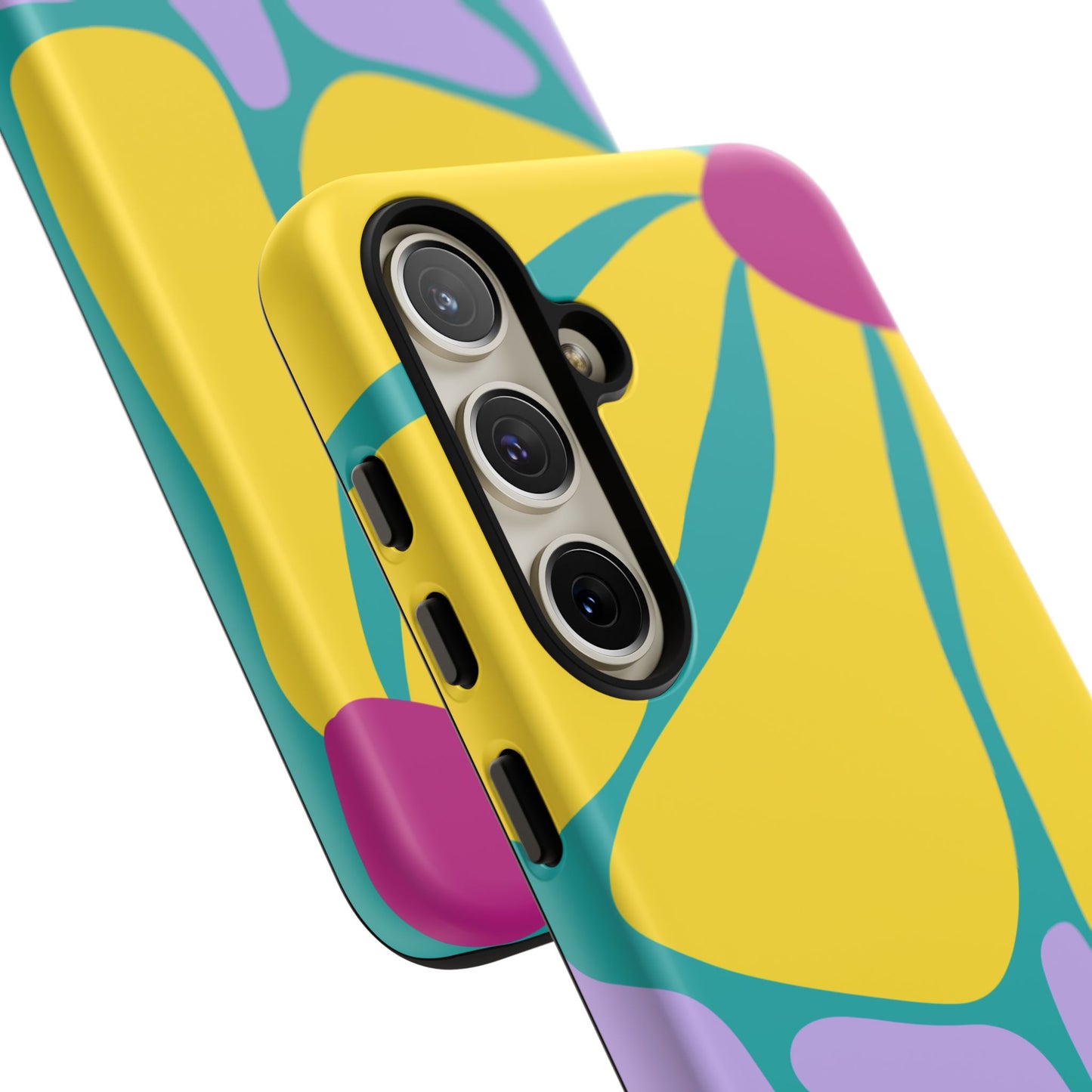 Matisse Style Floral Tough Phone Case, Colorful Abstract Flowers, Gift for Art Lovers, Wide Range of Smartphones