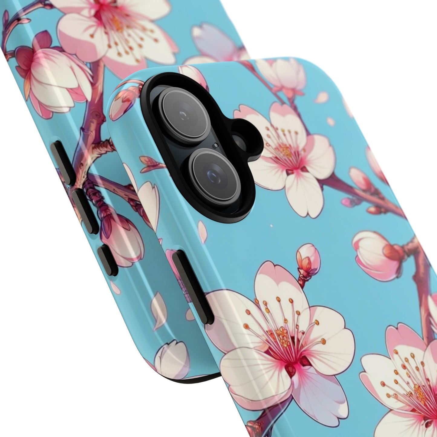Anime Phone Case, Sakura Blossom Tough Case, Friend Gift, Japanese Culture, Protective Cover, Anime Lover Gift