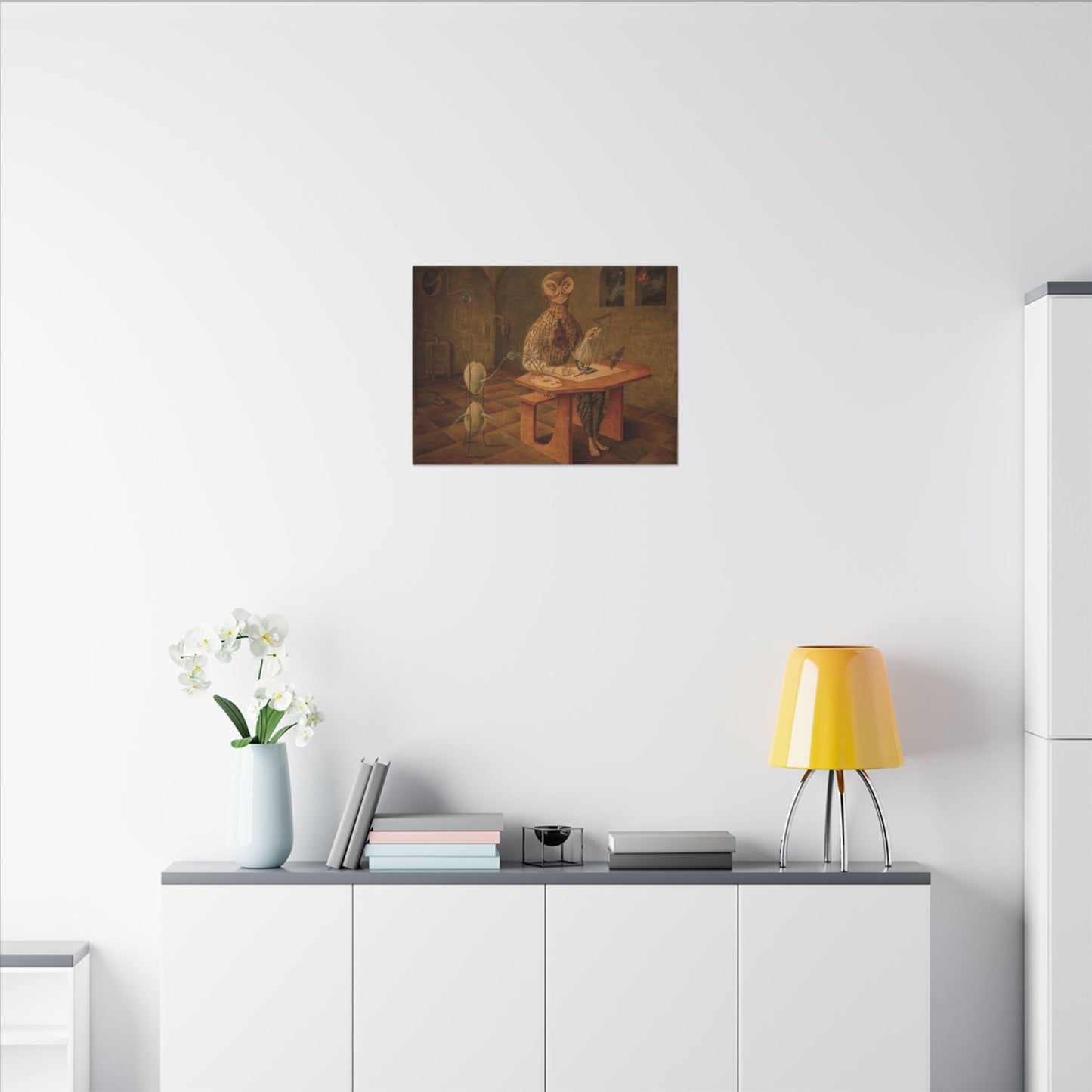Remedios Varo The Creation of The Birds Canvas Print, Surrealist Art Masterpiece