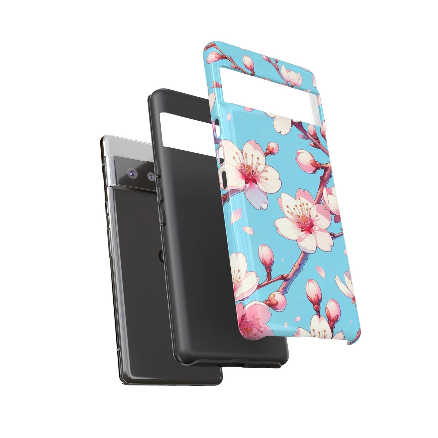 Anime Phone Case, Sakura Blossom Tough Case, Friend Gift, Japanese Culture, Protective Cover, Anime Lover Gift