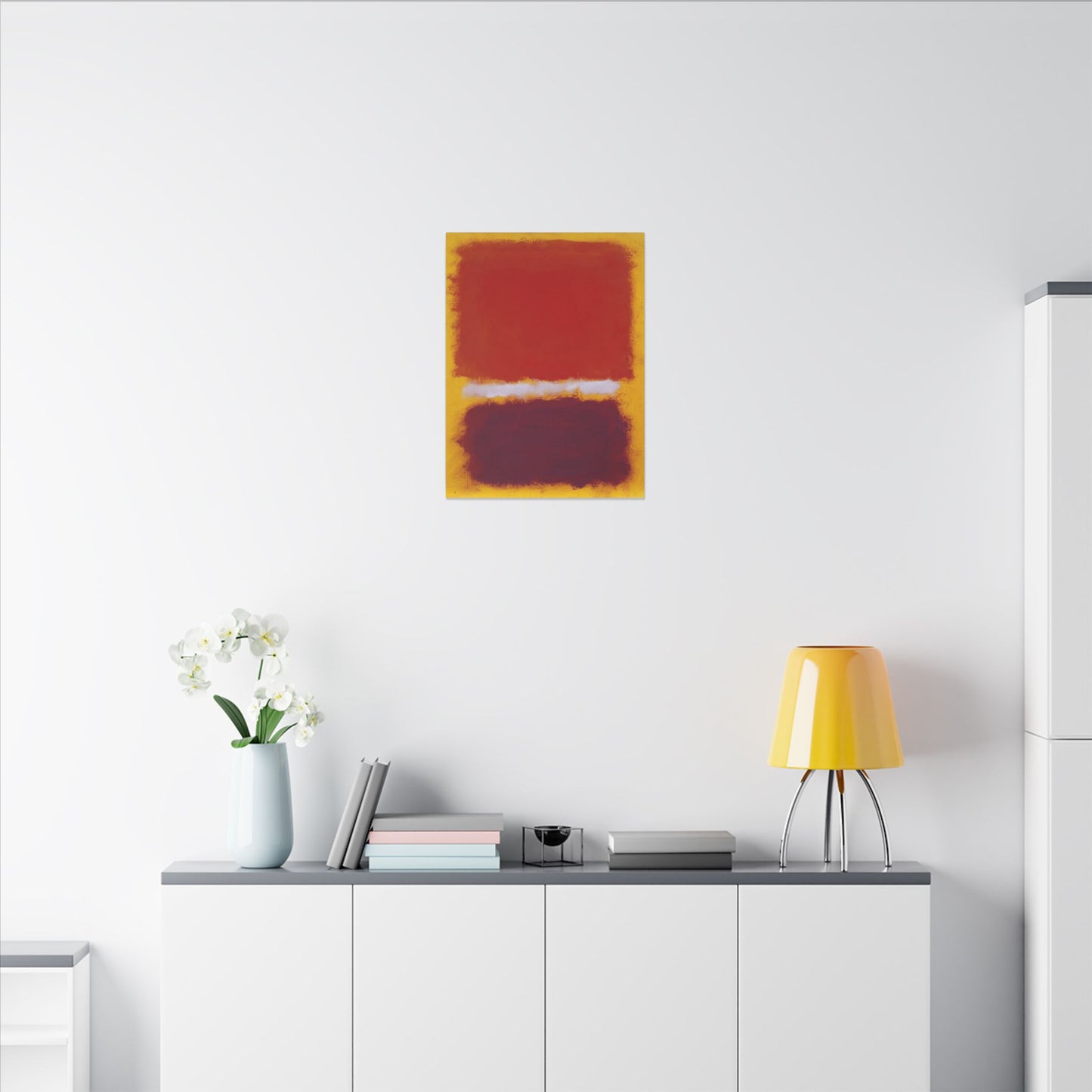 Mark Rothko Art Canvas, Untitled 1959, Vivid Color Abstract, Modern Home Decor, Statement Wall Hanging