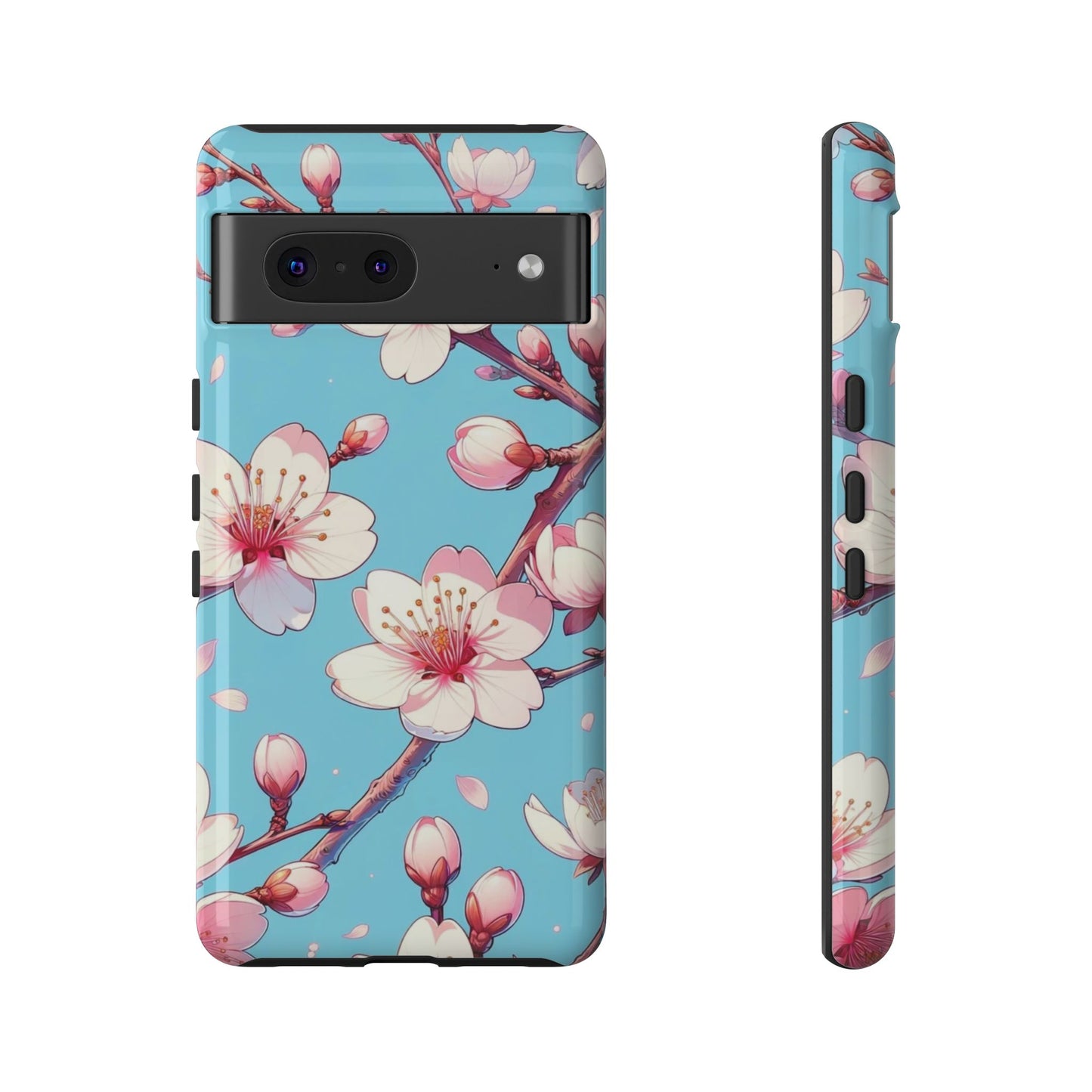 Anime Phone Case, Sakura Blossom Tough Case, Friend Gift, Japanese Culture, Protective Cover, Anime Lover Gift