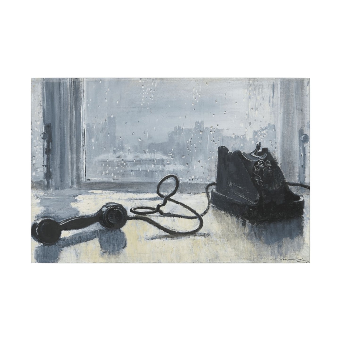 Soviet Art Canvas Print, Waiting by Yuri Pimenov, Iconic Social Realism Art for Home Decor