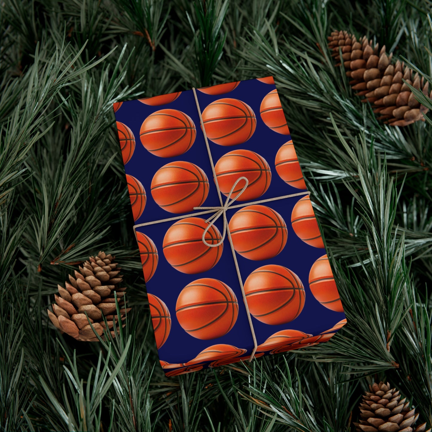 Basketball Wrapping Paper - Navy Blue - Perfect Gift for Him, Boyfriend, basketball fans