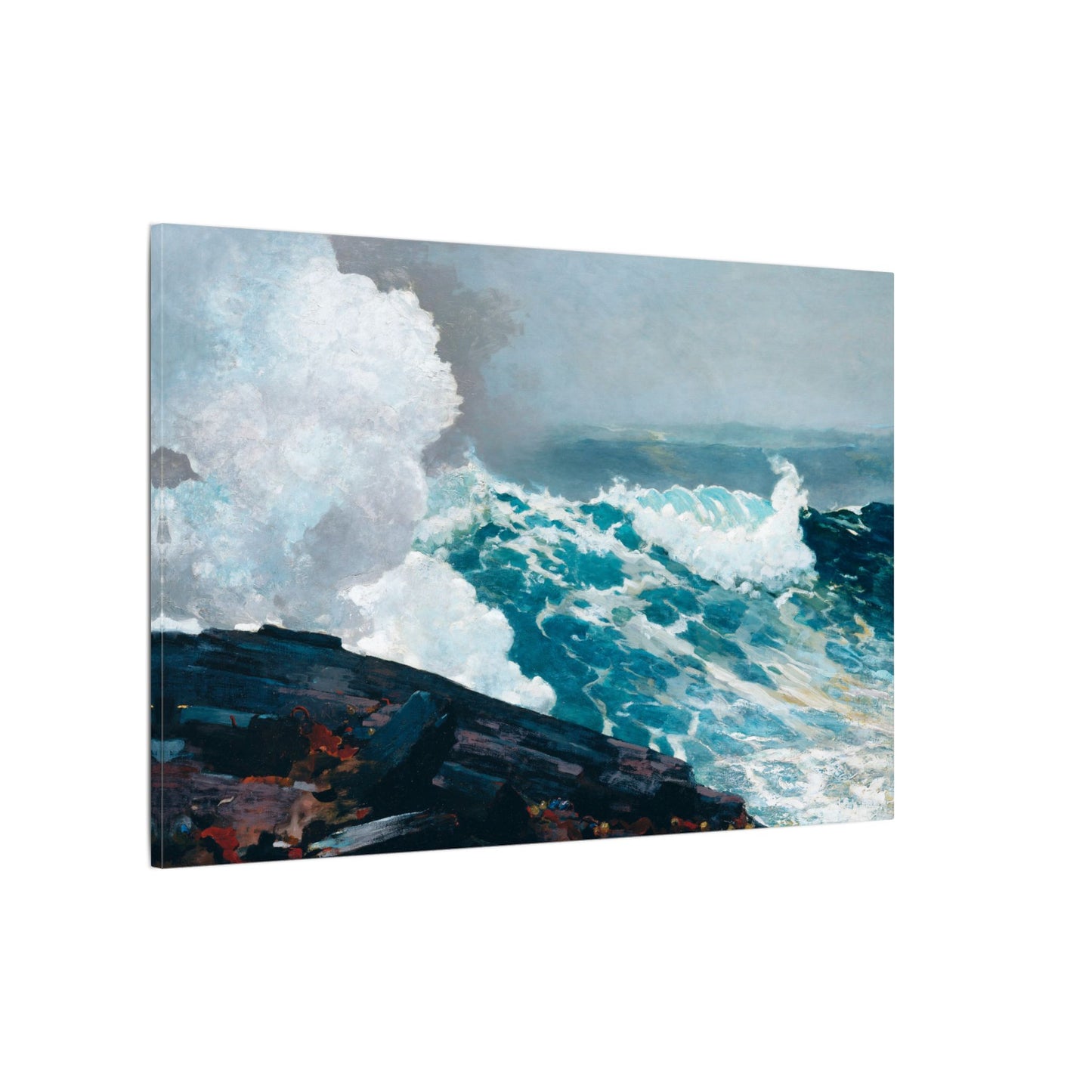 Winslow Homer Northeaster Canvas Print, Majestic Sea Waves Art, Eco Friendly Wall Decor, Perfect Gift Idea