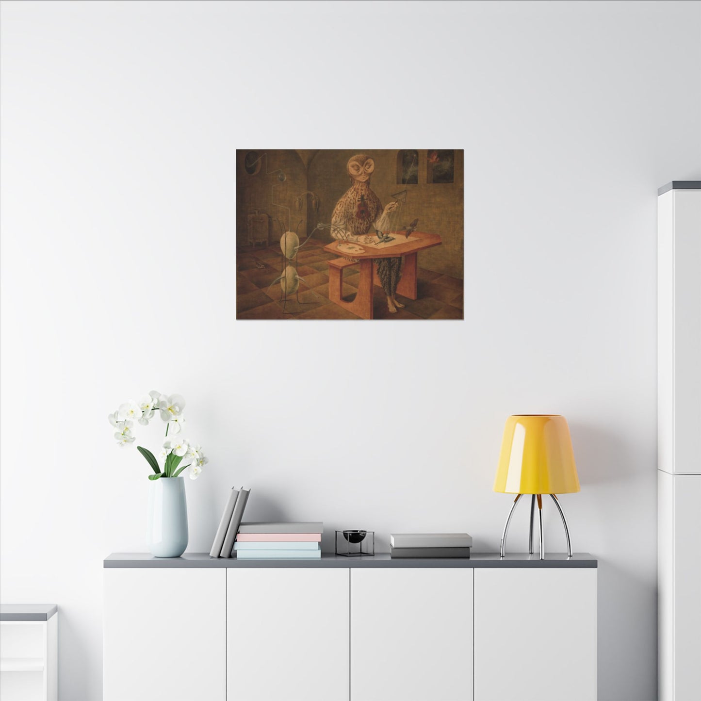 Remedios Varo The Creation of The Birds Canvas Print, Surrealist Art Masterpiece
