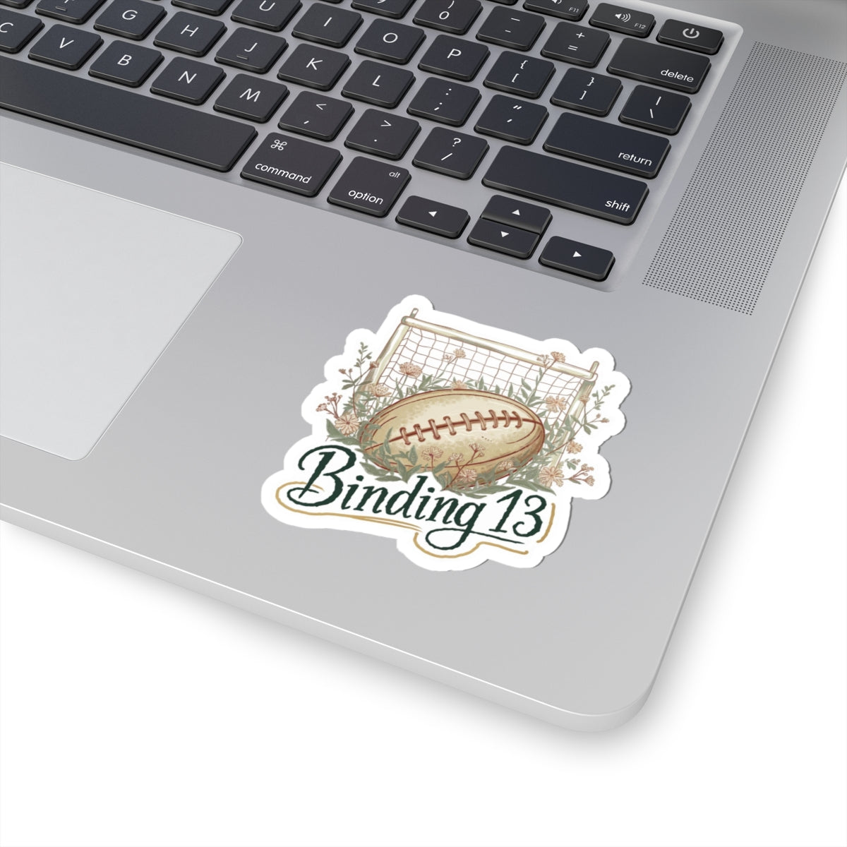Binding 13 sticker, Rugby Ball and Wildflowers, Shannon Lynch Johnny Kavanagh, Gift for Friends to Lovers fans