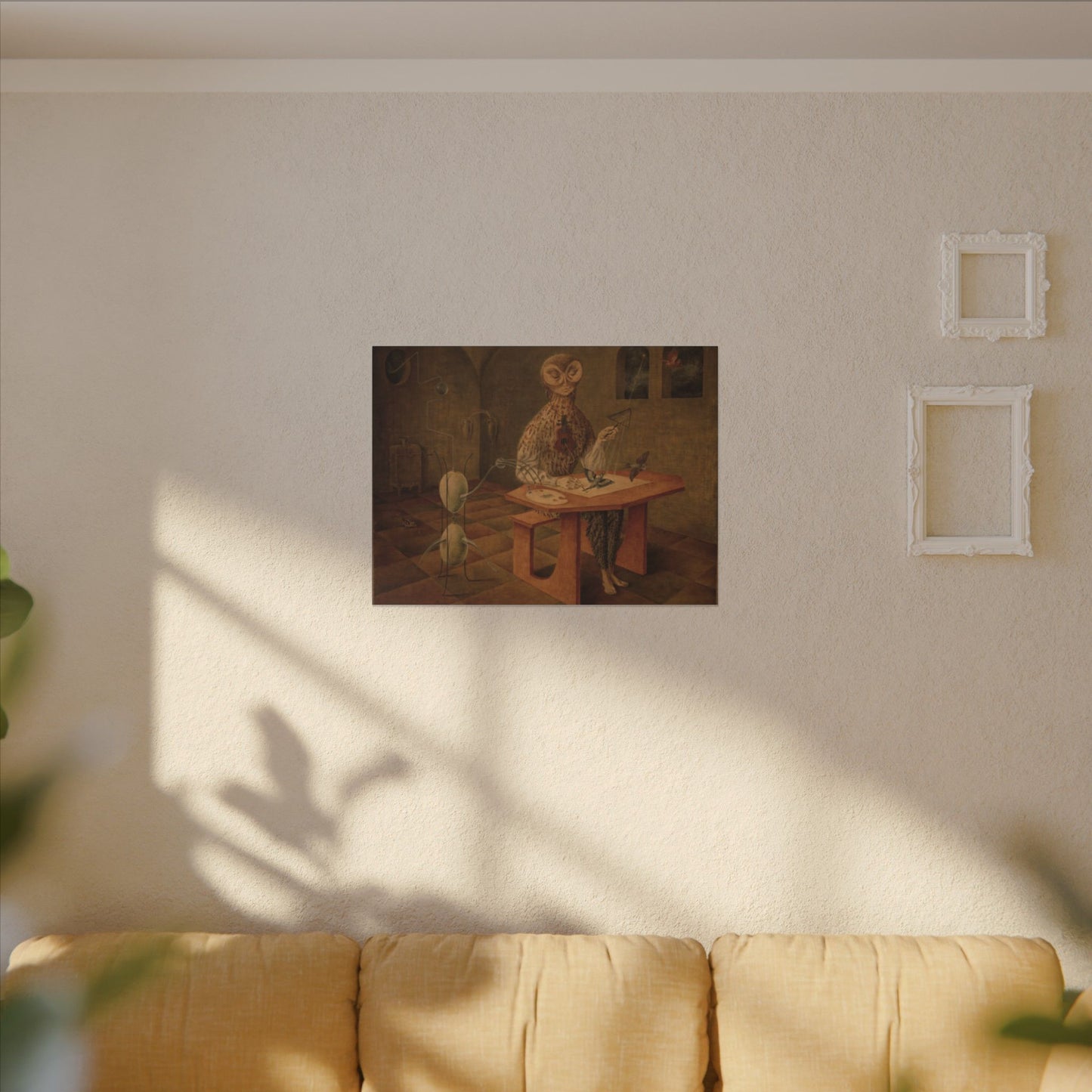 Remedios Varo The Creation of The Birds Canvas Print, Surrealist Art Masterpiece