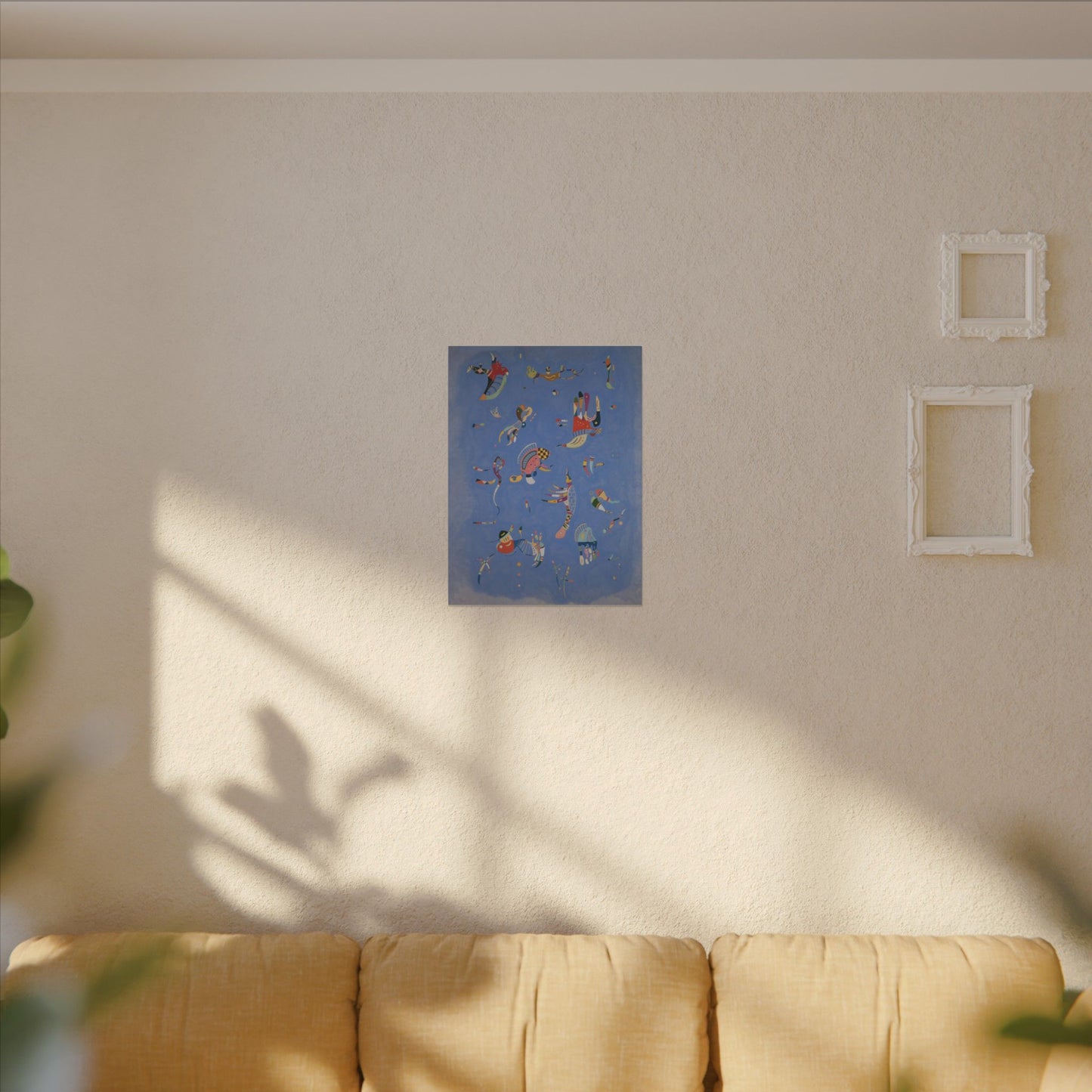 Blue Sky by Wassily Kandinsky, Canvas Print, Modern Abstract Art Decor