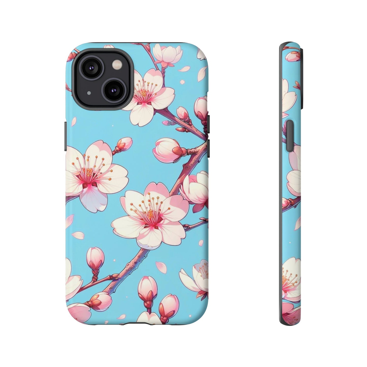 Anime Phone Case, Sakura Blossom Tough Case, Friend Gift, Japanese Culture, Protective Cover, Anime Lover Gift