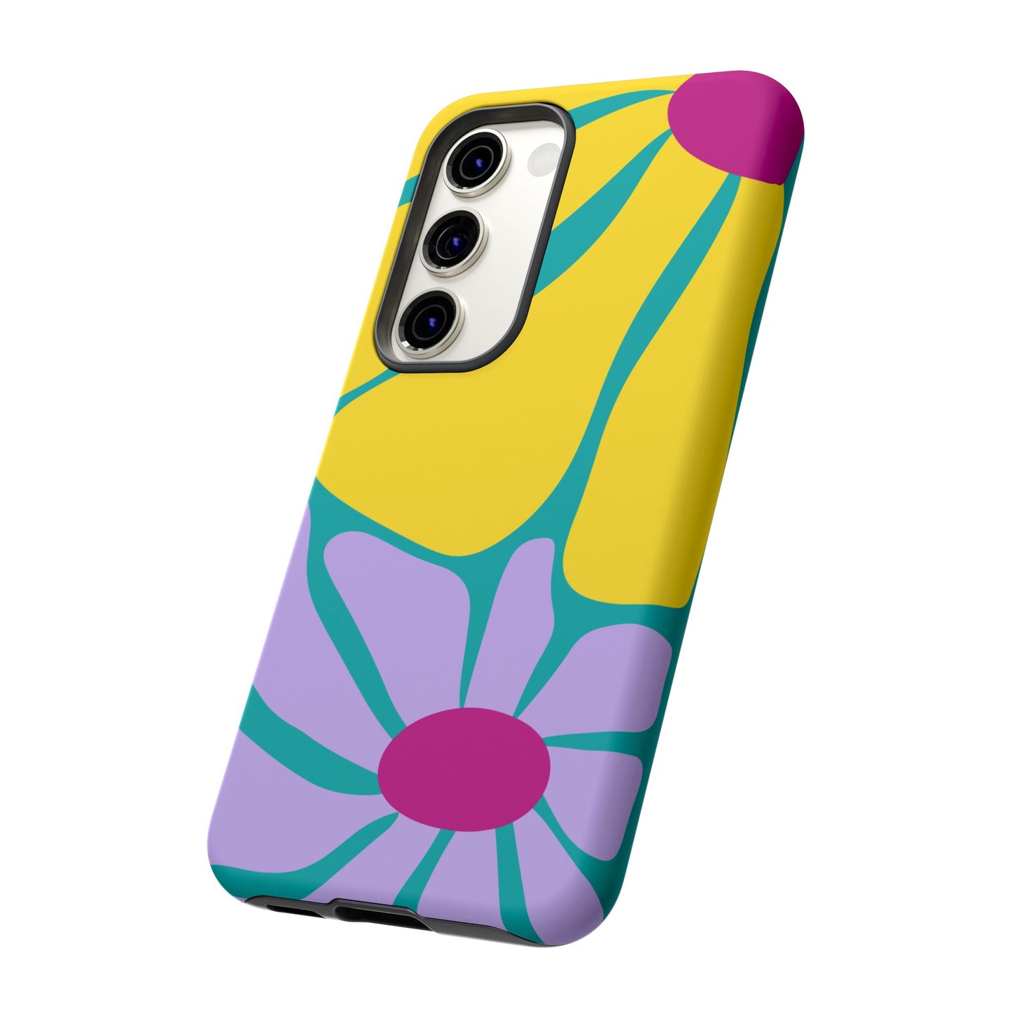 Matisse Style Floral Tough Phone Case, Colorful Abstract Flowers, Gift for Art Lovers, Wide Range of Smartphones