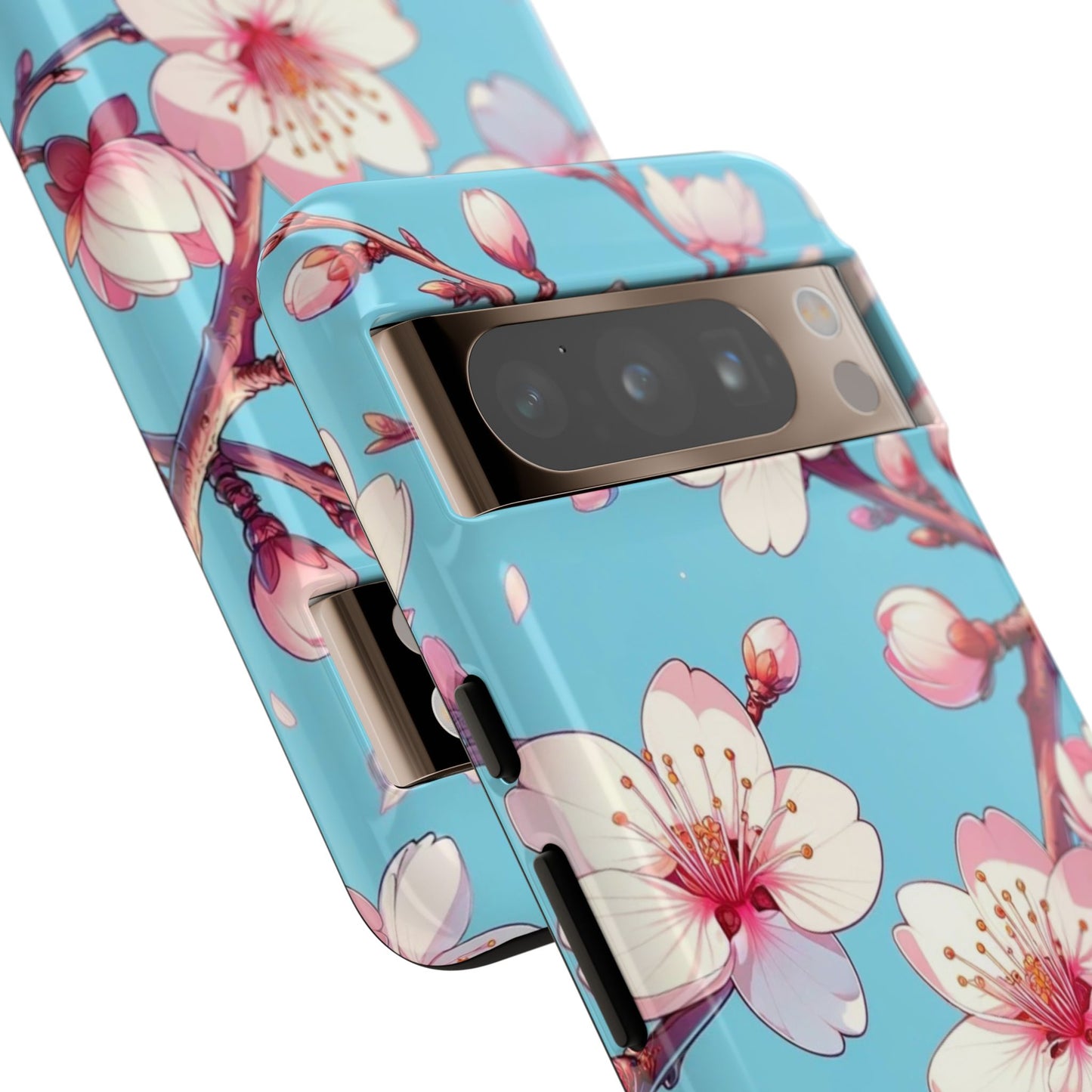 Anime Phone Case, Sakura Blossom Tough Case, Friend Gift, Japanese Culture, Protective Cover, Anime Lover Gift
