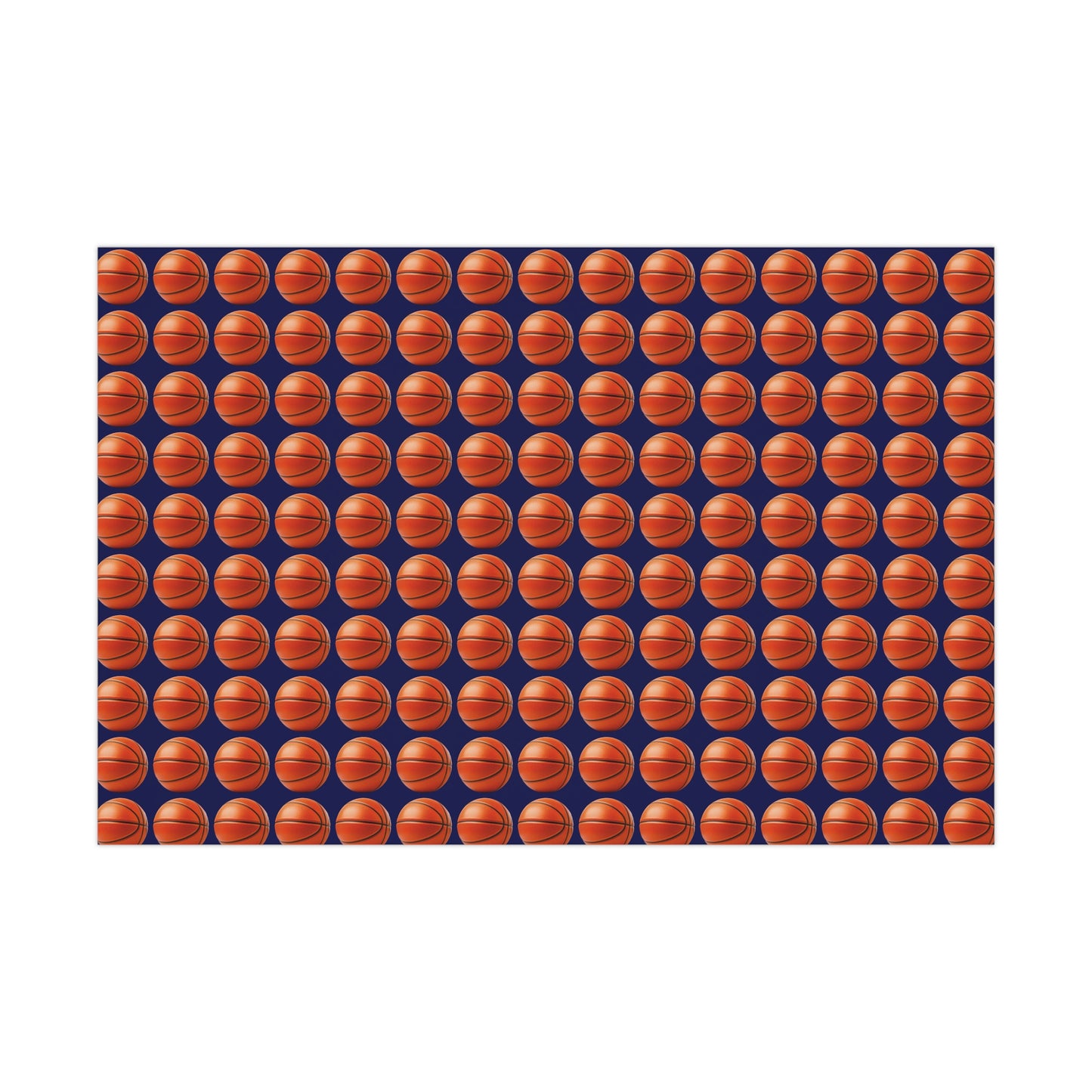 Basketball Wrapping Paper - Navy Blue - Perfect Gift for Him, Boyfriend, basketball fans