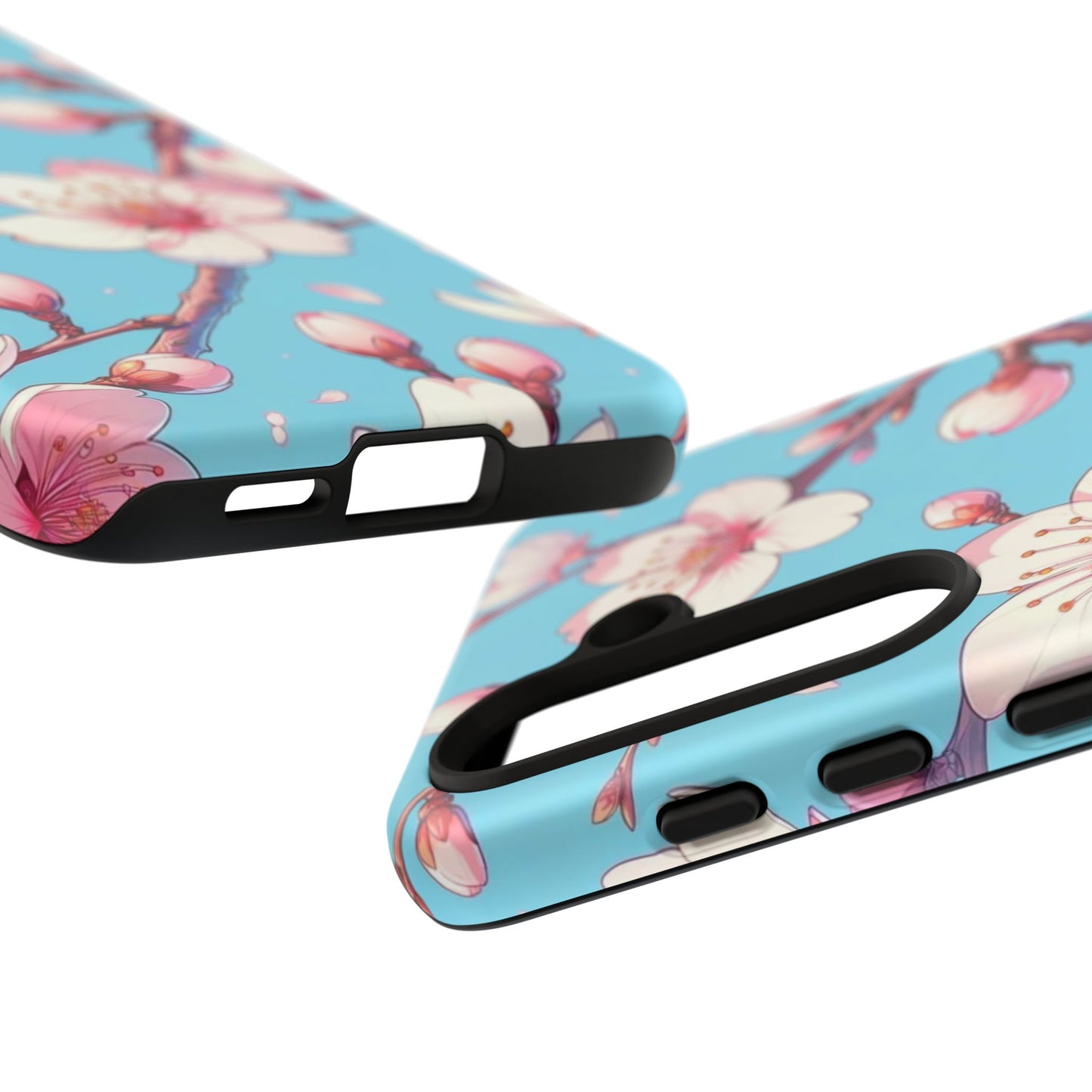 Anime Phone Case, Sakura Blossom Tough Case, Friend Gift, Japanese Culture, Protective Cover, Anime Lover Gift
