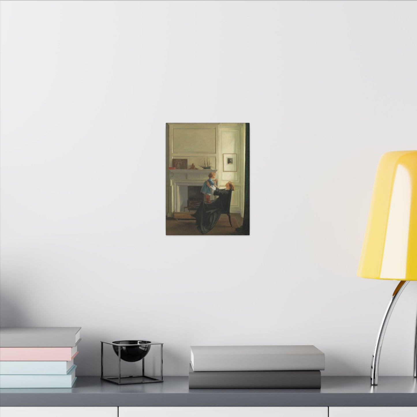 Mother and Child Canvas Print by Sir William Rothenstein, Perfect Mother's Day Gift, Present for Mom's Birthday