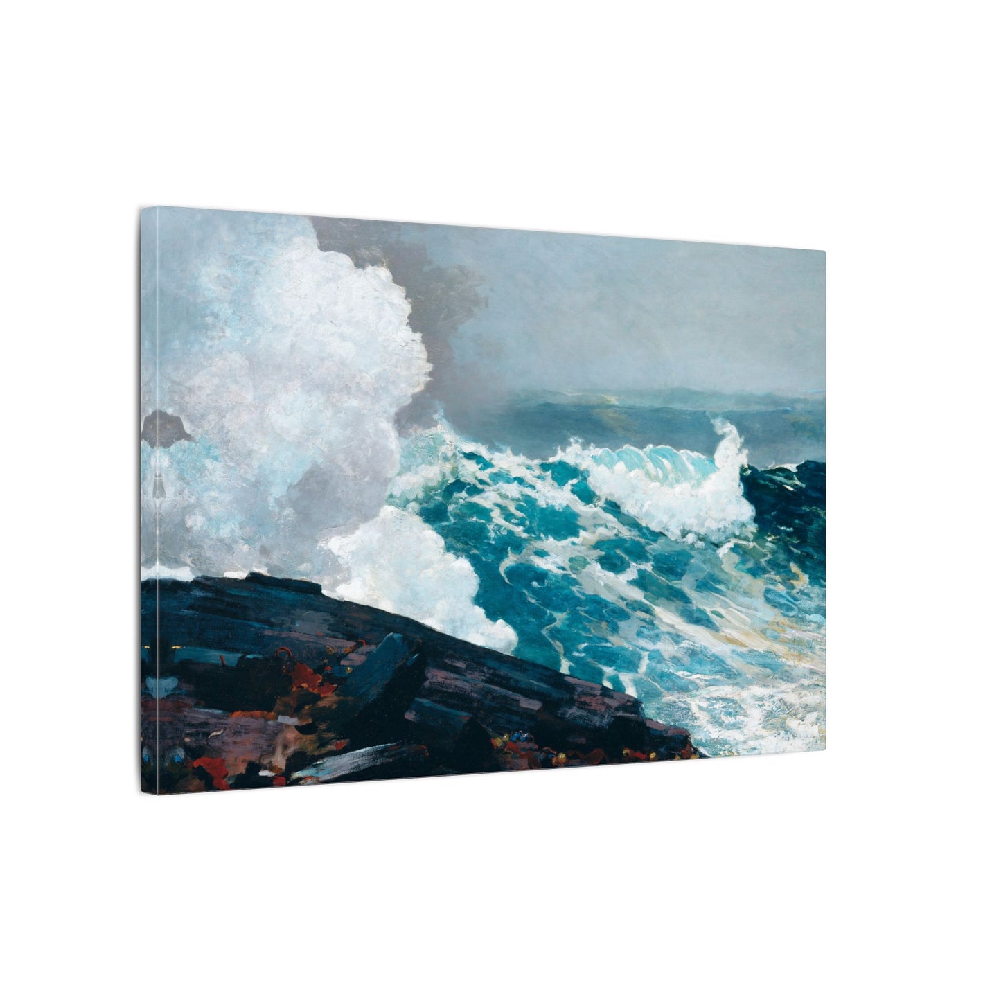 Winslow Homer Northeaster Canvas Print, Majestic Sea Waves Art, Eco Friendly Wall Decor, Perfect Gift Idea