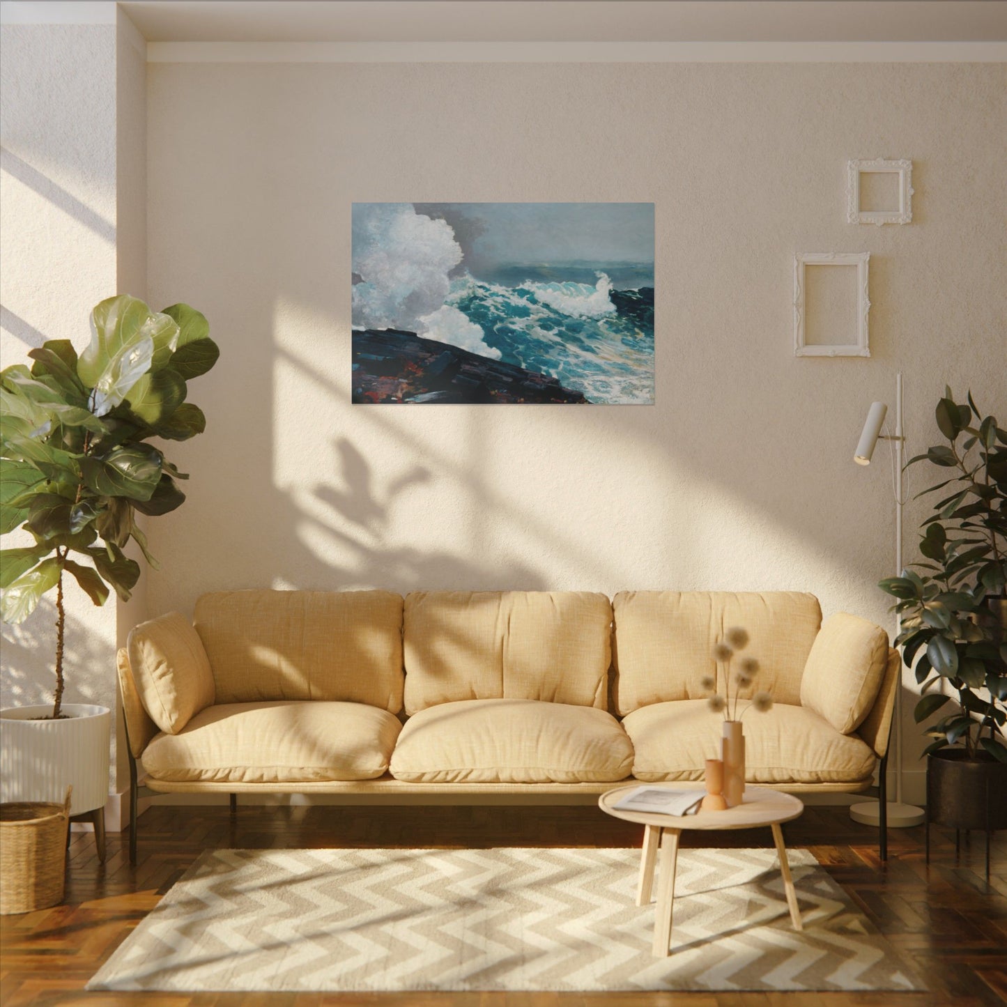 Winslow Homer Northeaster Canvas Print, Majestic Sea Waves Art, Eco Friendly Wall Decor, Perfect Gift Idea