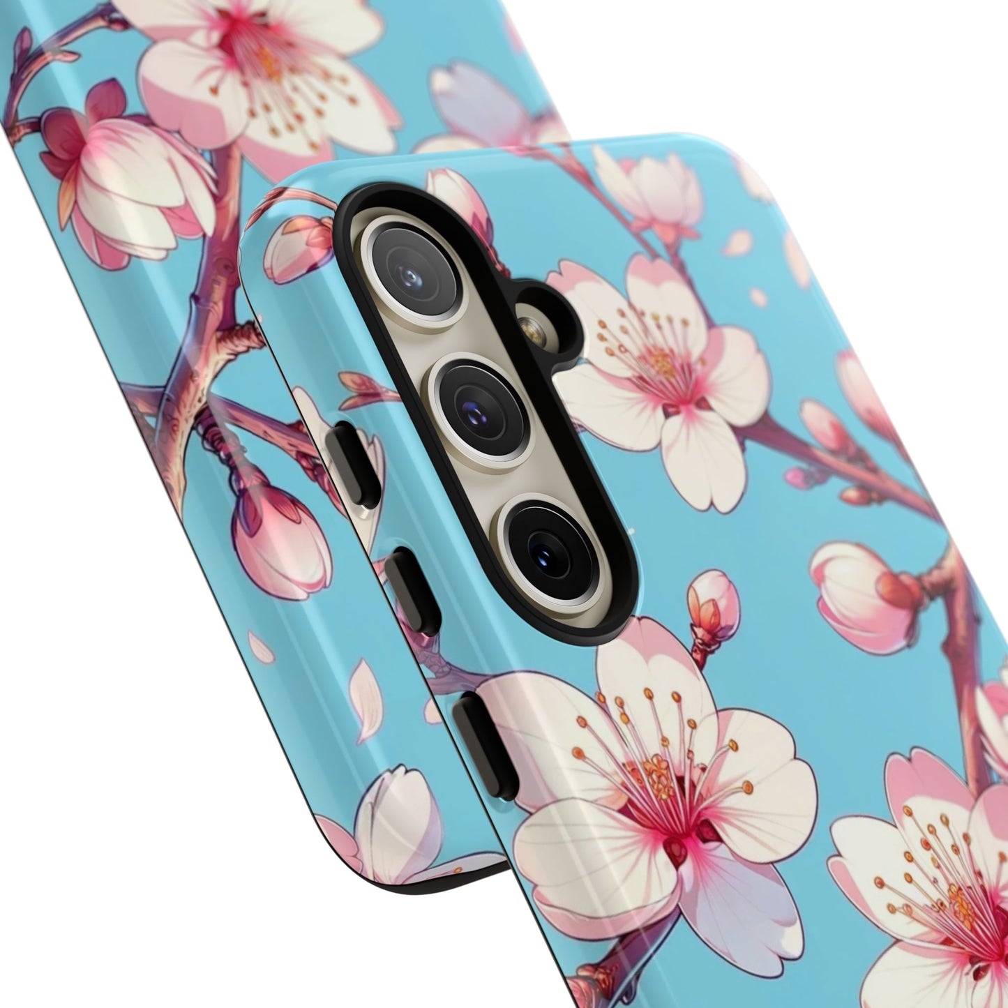 Anime Phone Case, Sakura Blossom Tough Case, Friend Gift, Japanese Culture, Protective Cover, Anime Lover Gift