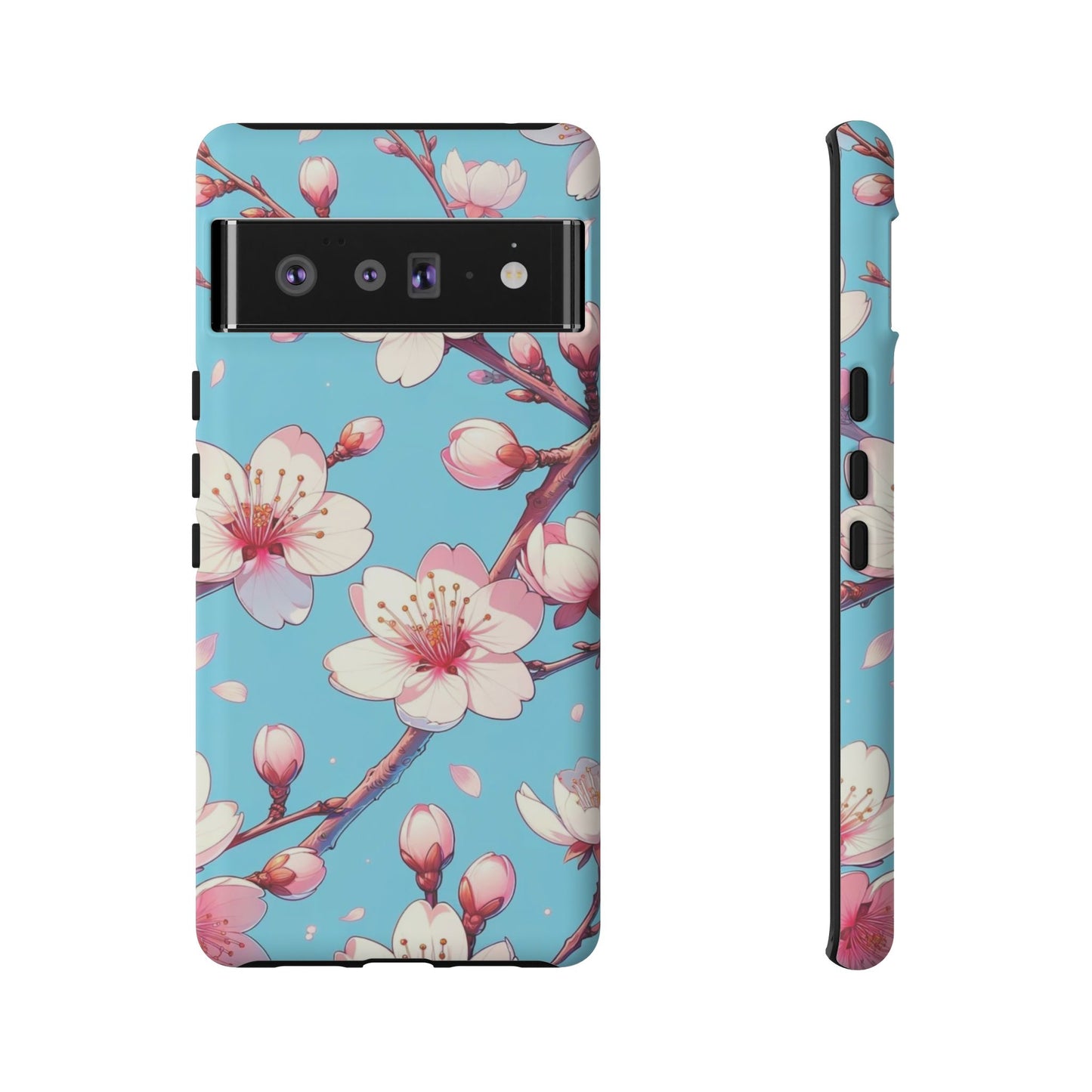 Anime Phone Case, Sakura Blossom Tough Case, Friend Gift, Japanese Culture, Protective Cover, Anime Lover Gift