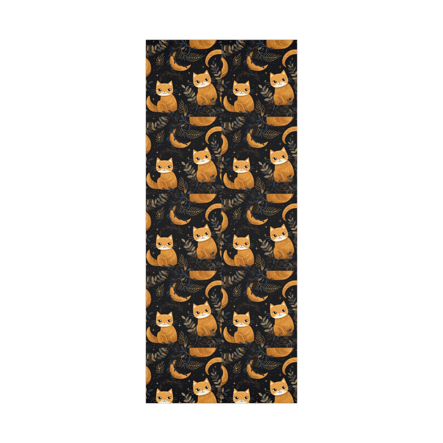 Adorable Cat Illustrated Gift Wrapping Paper - Cute and Vibrant - Eco-Friendly - Perfect for Cat Lovers