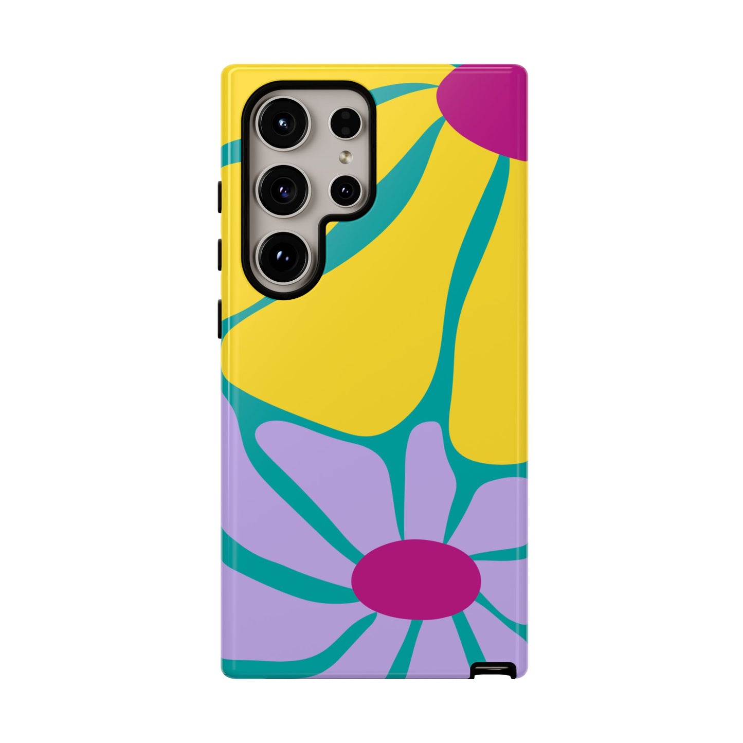 Matisse Style Floral Tough Phone Case, Colorful Abstract Flowers, Gift for Art Lovers, Wide Range of Smartphones