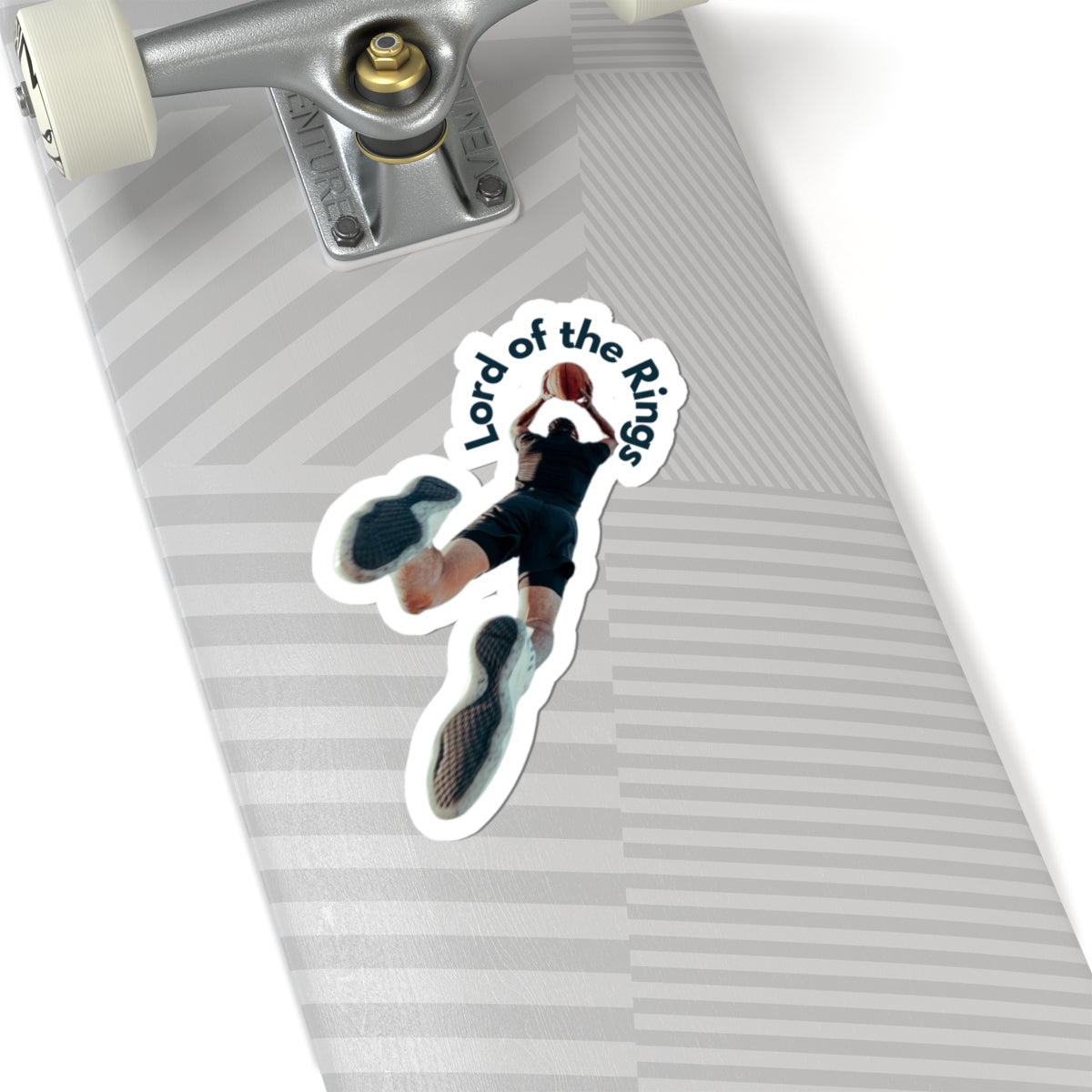Lord of the Rings Basketball Sticker - Cool Vinyl Decal for Basketball Fans - Stylish Gift for Him, Boyfriend, or Dad