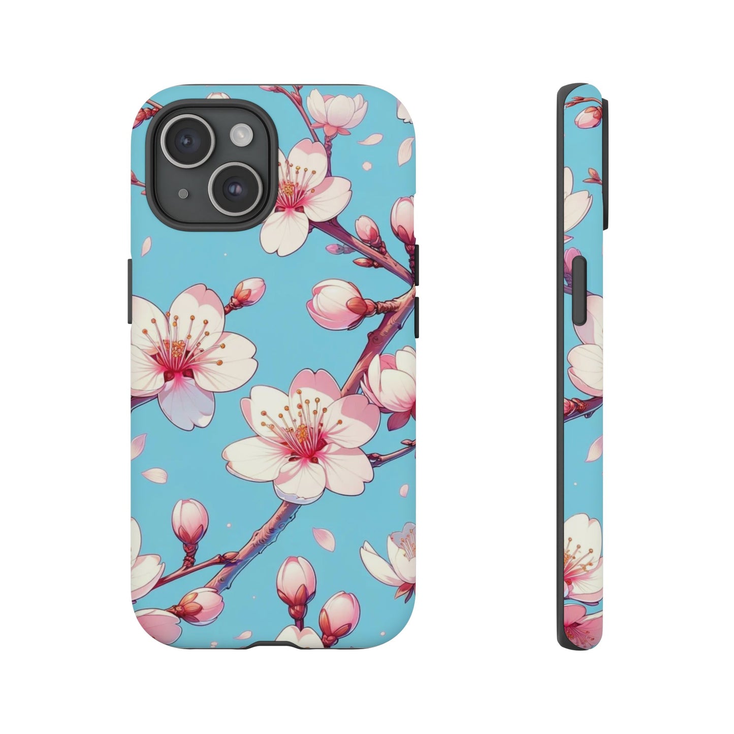 Anime Phone Case, Sakura Blossom Tough Case, Friend Gift, Japanese Culture, Protective Cover, Anime Lover Gift