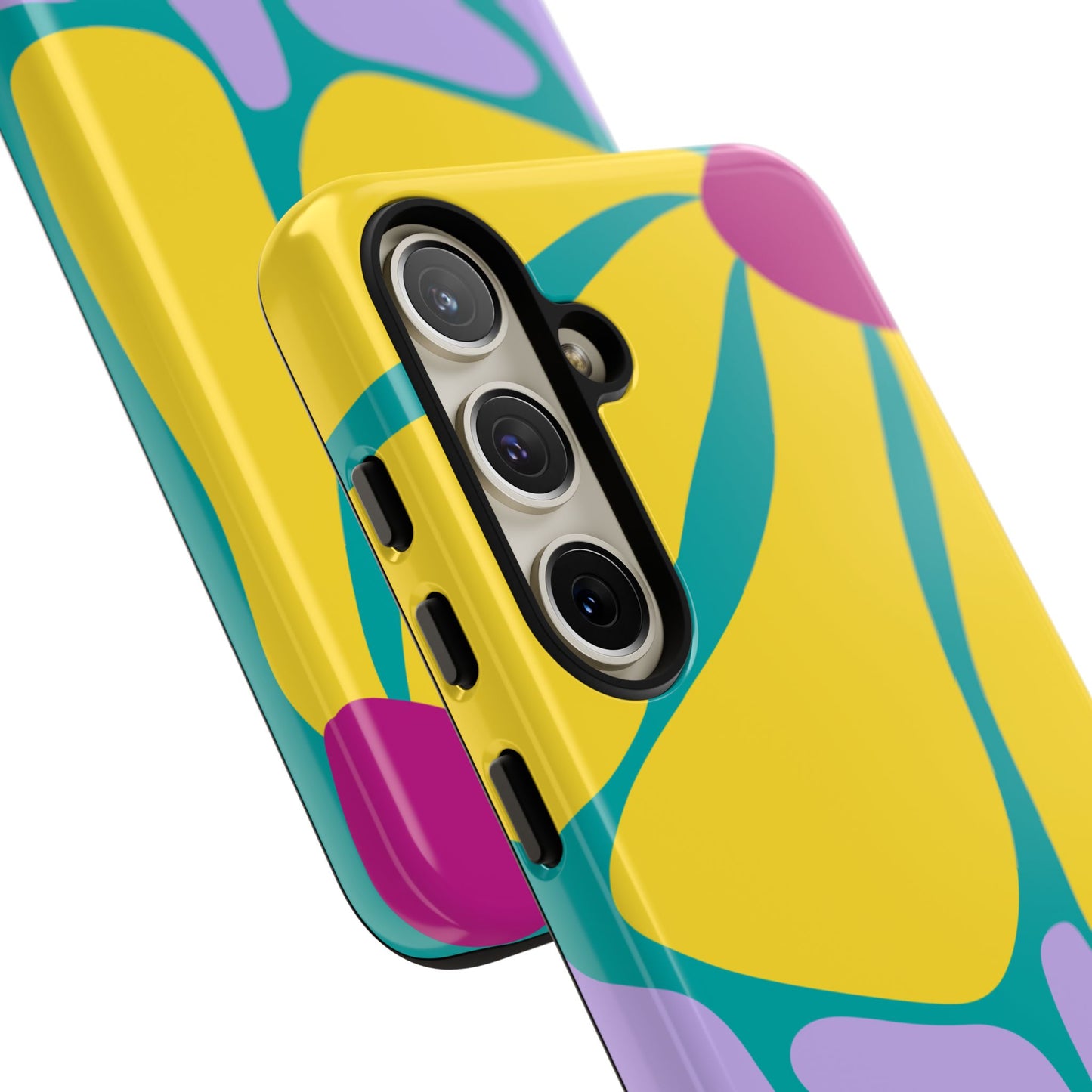Matisse Style Floral Tough Phone Case, Colorful Abstract Flowers, Gift for Art Lovers, Wide Range of Smartphones