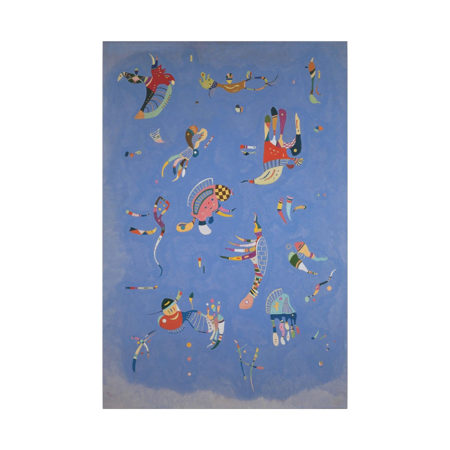 Blue Sky by Wassily Kandinsky, Canvas Print, Modern Abstract Art Decor