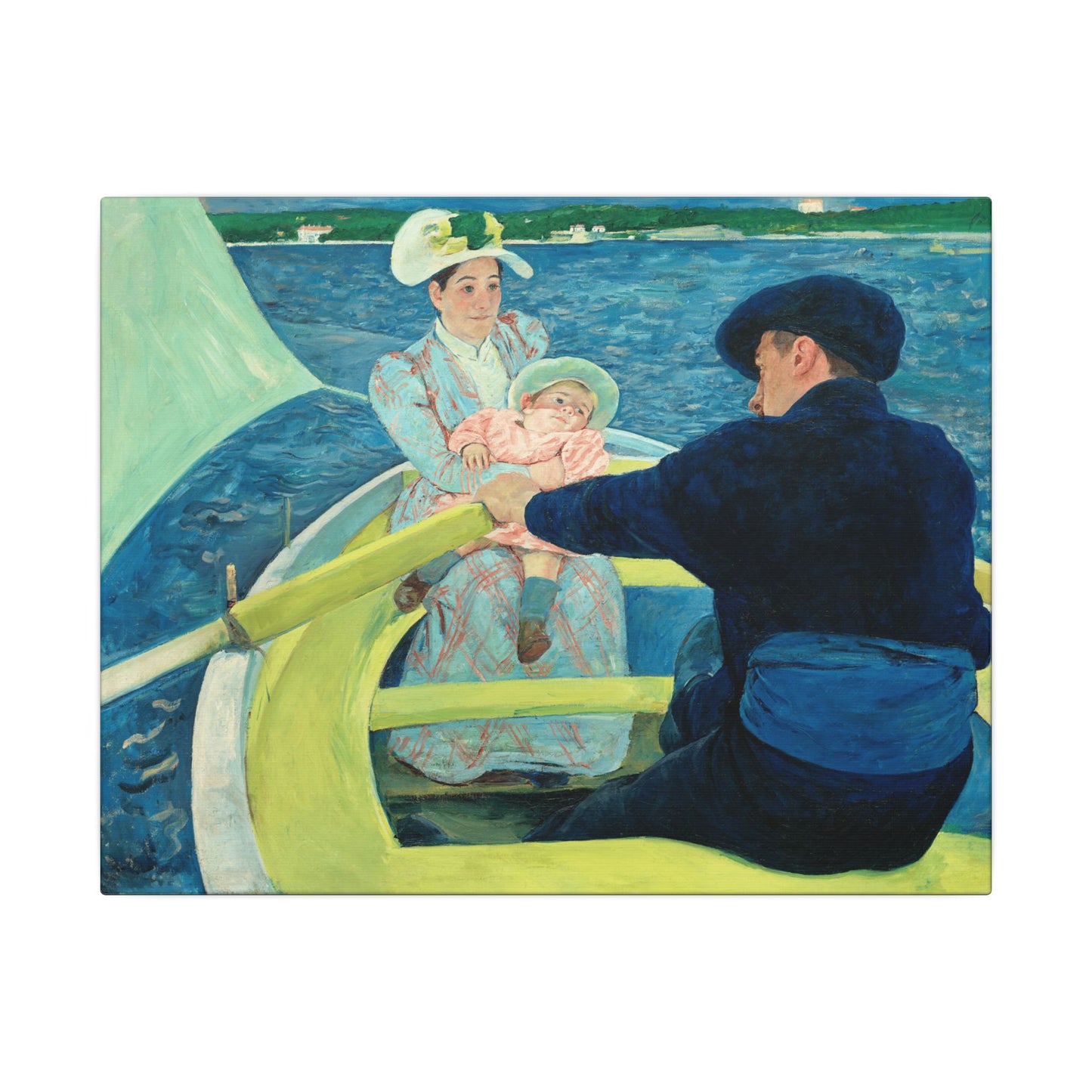 The Boating Party by Mary Cassatt Canvas Print, Ideal Mother's Day Gift, Family Day Wall Art