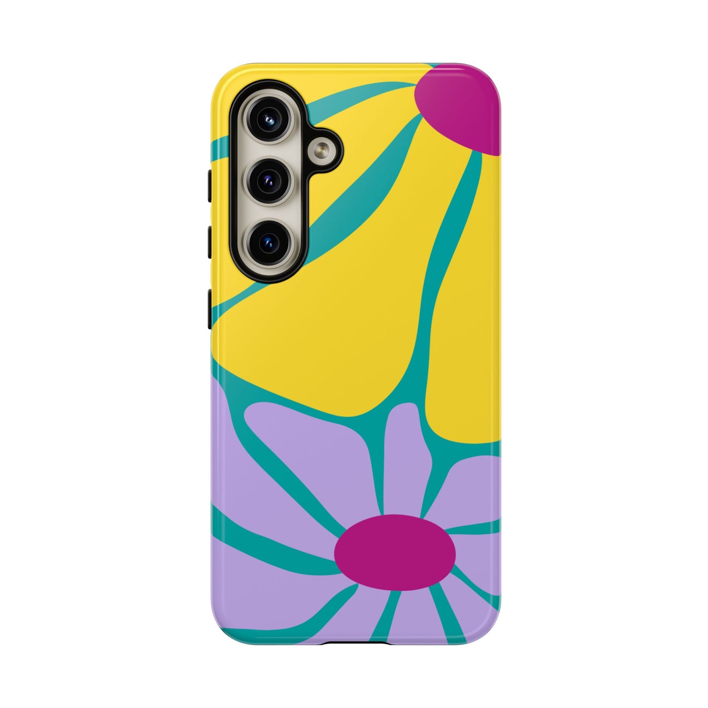 Matisse Style Floral Tough Phone Case, Colorful Abstract Flowers, Gift for Art Lovers, Wide Range of Smartphones