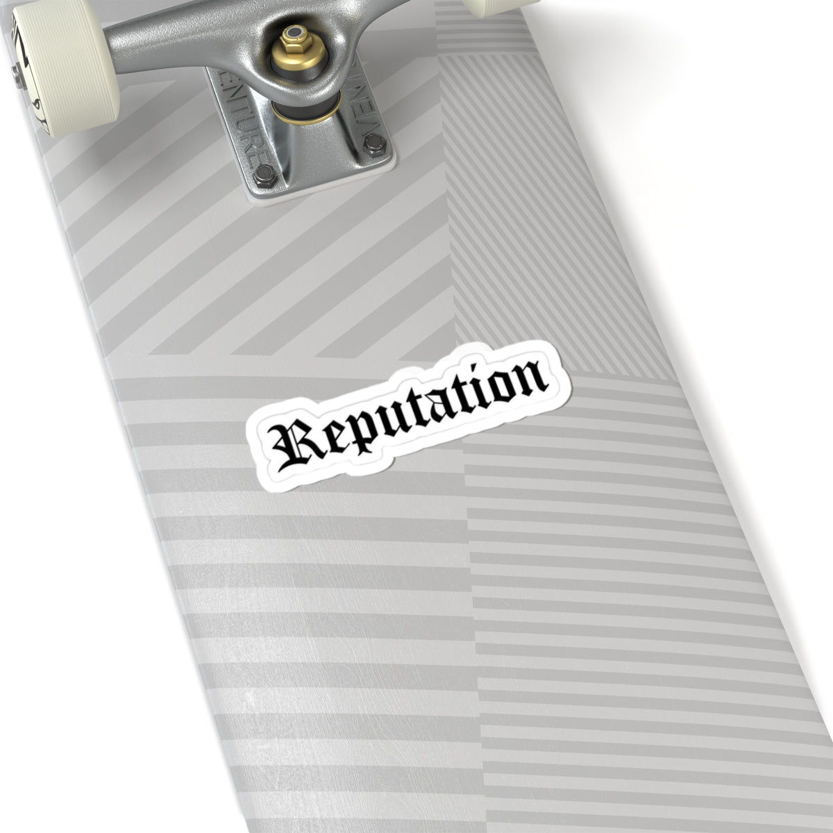 Reputation Font Vinyl Sticker, Edgy Kiss Cut Decal for Fans, Perfect for Water Bottles, Laptops, and More