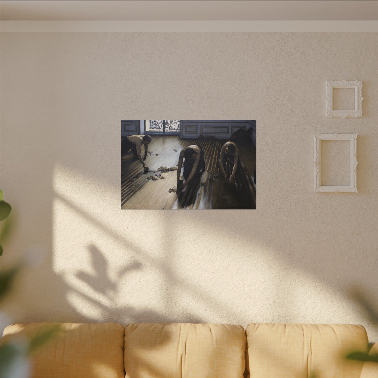 Gustave Caillebotte The Parquet Planers Canvas, French Impressionist Urban Art, Eco Friendly Wall Art for Home Decor