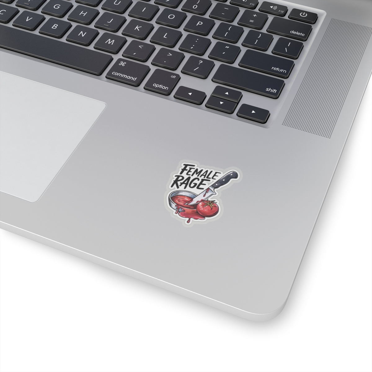 Feminist 'Female Rage' Vinyl Sticker, Bold Empowerment Decal for Laptops and Notebooks