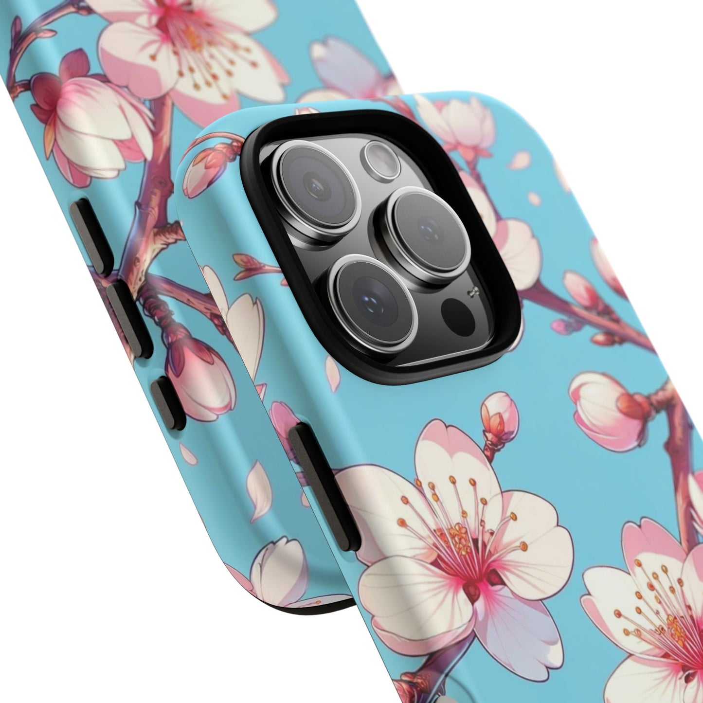 Anime Phone Case, Sakura Blossom Tough Case, Friend Gift, Japanese Culture, Protective Cover, Anime Lover Gift