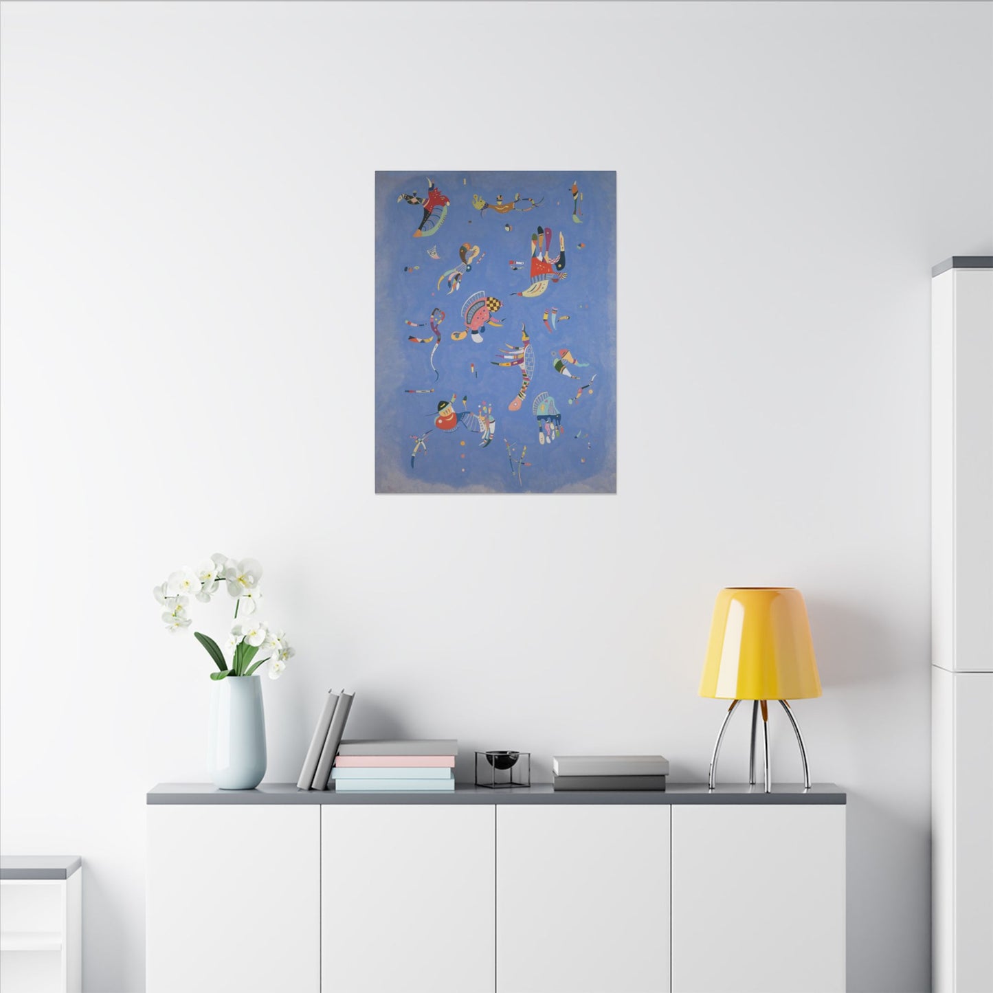 Blue Sky by Wassily Kandinsky, Canvas Print, Modern Abstract Art Decor