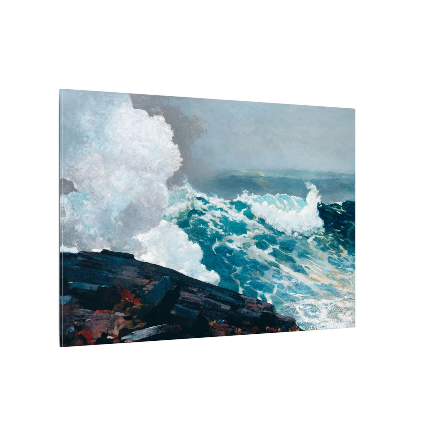 Winslow Homer Northeaster Canvas Print, Majestic Sea Waves Art, Eco Friendly Wall Decor, Perfect Gift Idea