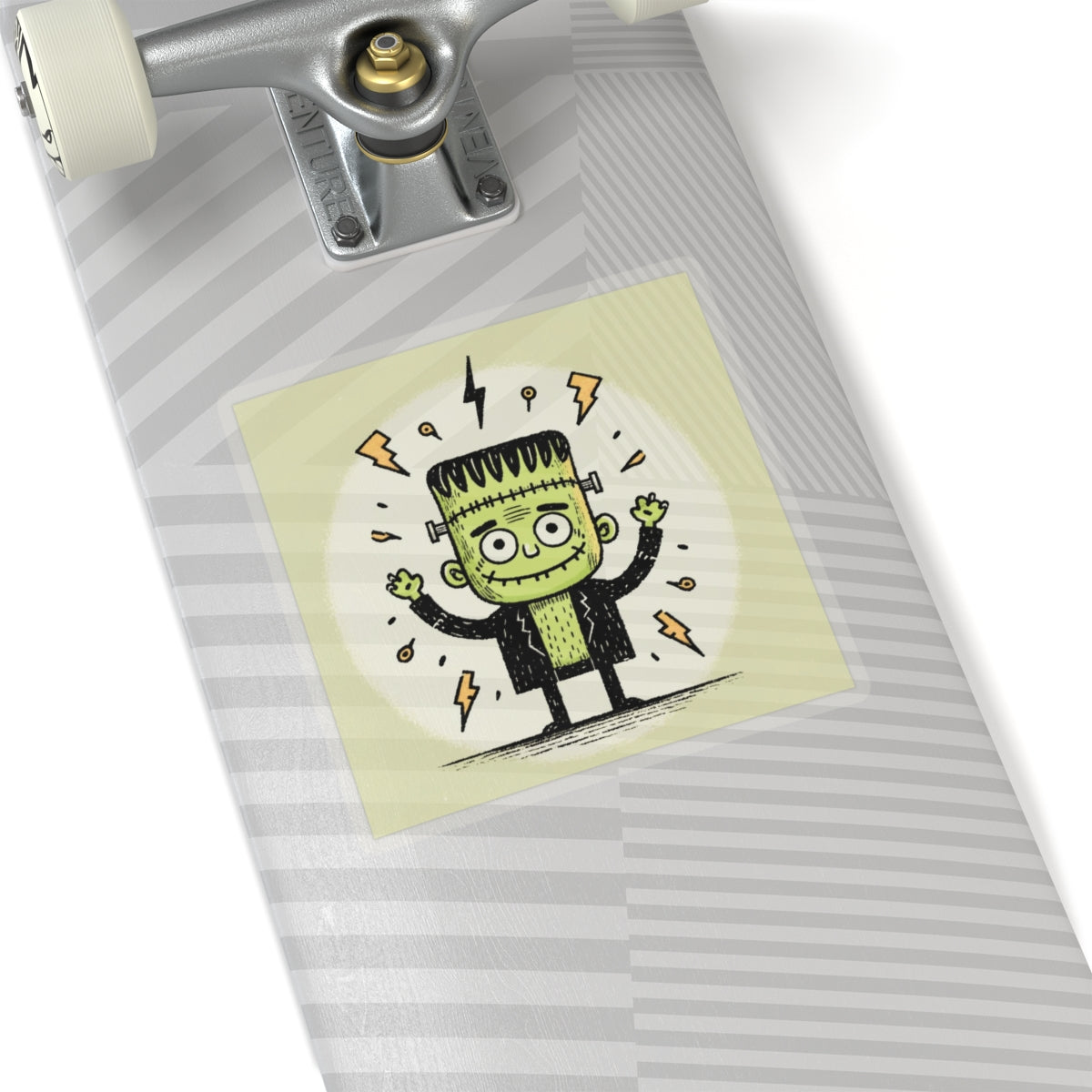 Cute Frankenstein Monster Vinyl Decal Sticker, Perfect Gift for Kids, Halloween Spooky Season Decor