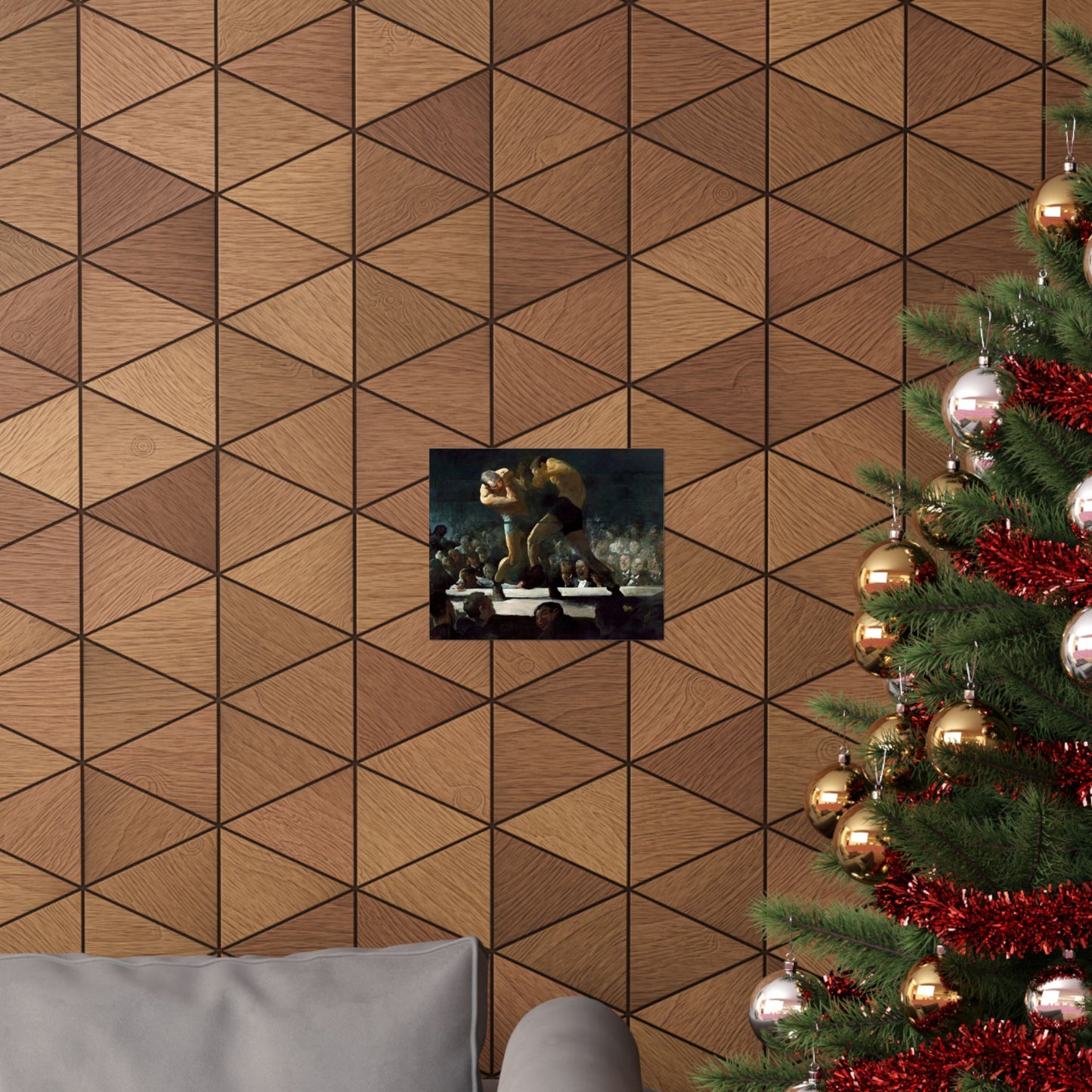 Club Night by George Wesley Bellows 1907 Boxing Art Print - Dynamic Gym and Sports Wall Decor - Perfect Gift for Boxing Enthusiasts