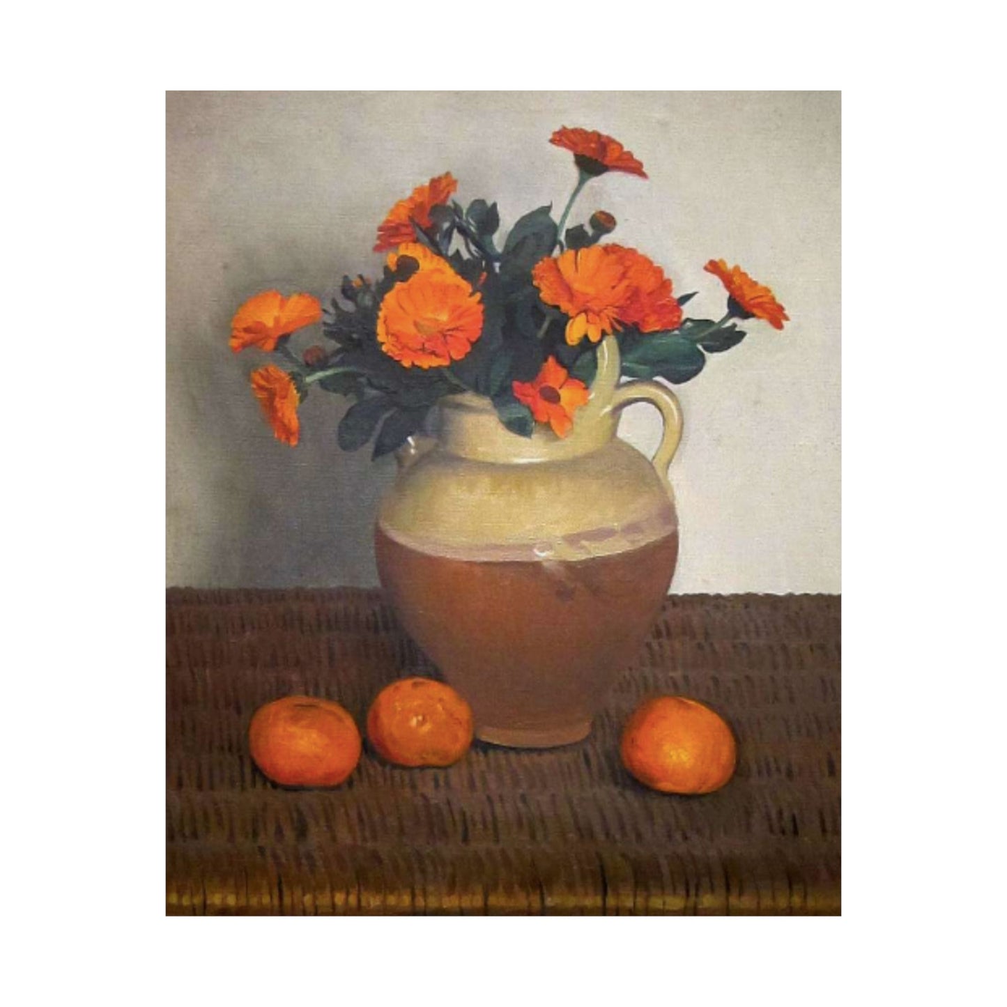 Marigolds and Tangerines by Félix Vallotton Art Print - 1924 Masterpiece - Reproduction - Elegant Home Décor