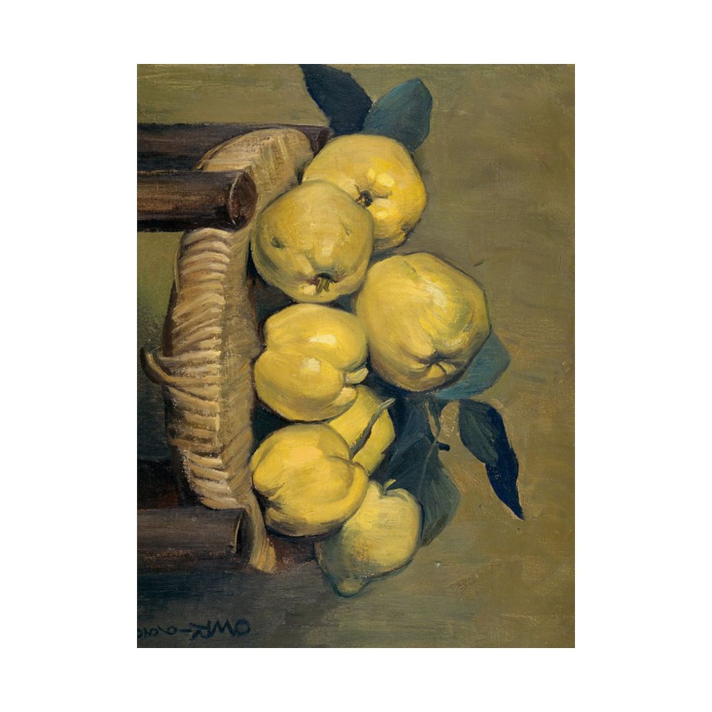Quinces by Ottilie Wilhelmine Roederstein Art Print - 1929 Masterpiece - High-Quality Reproduction