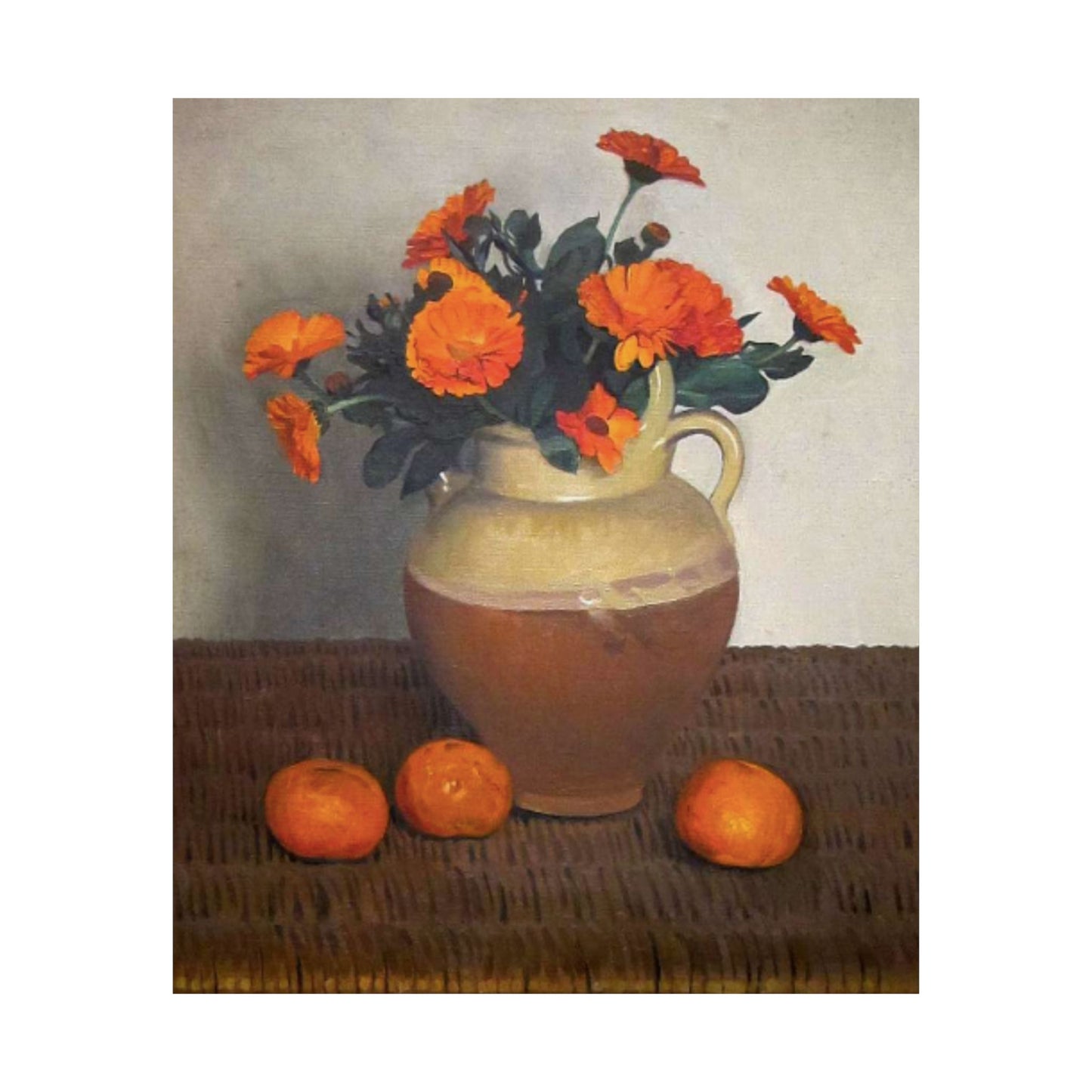 Marigolds and Tangerines by Félix Vallotton Art Print - 1924 Masterpiece - Reproduction - Elegant Home Décor