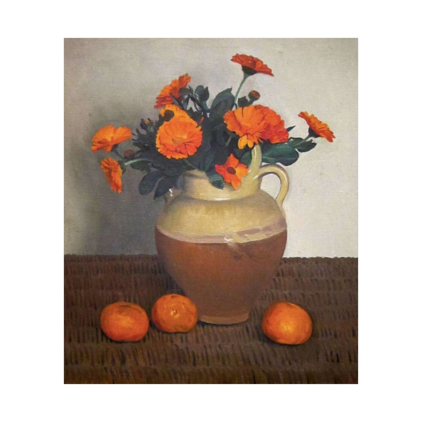 Marigolds and Tangerines by Félix Vallotton Art Print - 1924 Masterpiece - Reproduction - Elegant Home Décor